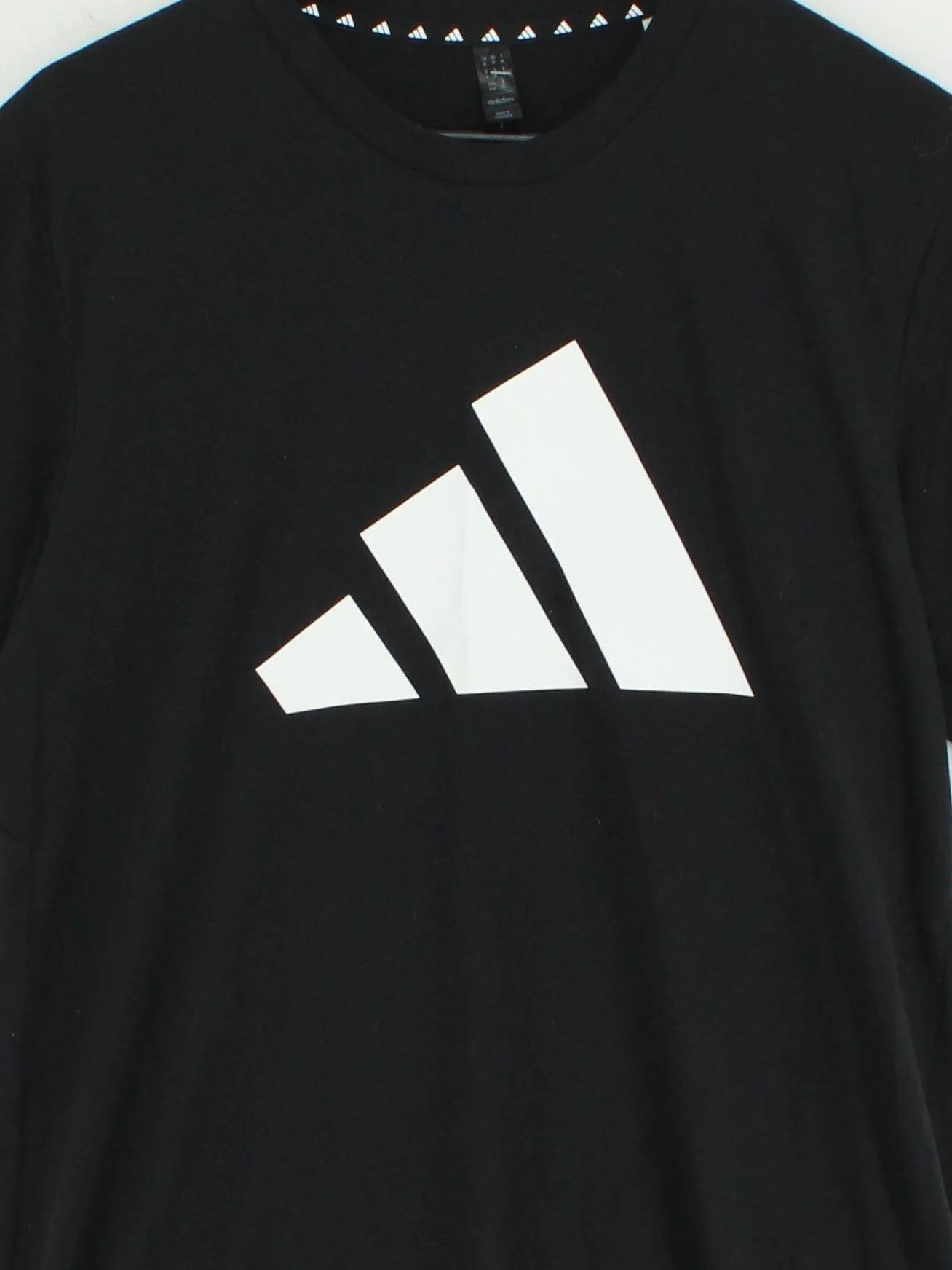 Adidas Men's T-Shirt M Black Graphic 100% Cotton Basic - Image 3