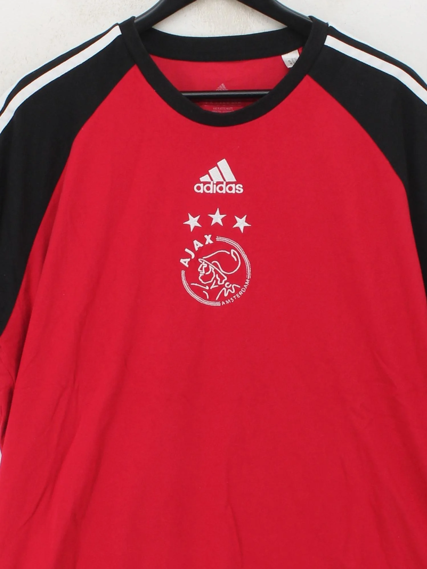 Adidas Men's T-Shirt XL Red Graphic Cotton with Polyester Basic - Image 3