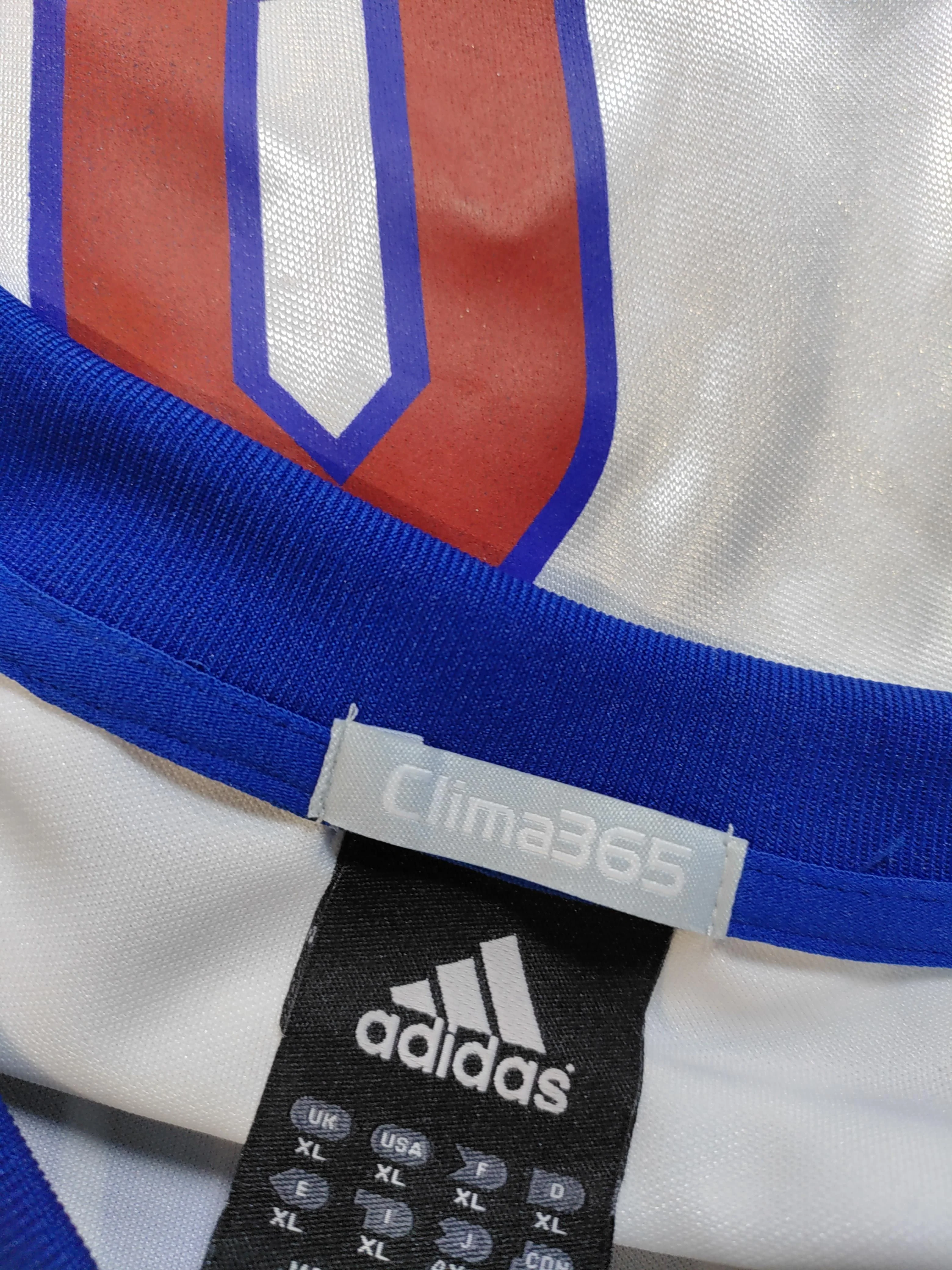 Adidas Men's T-Shirt XL White Graphic 100% Polyester Round Neck Basic - Image 5