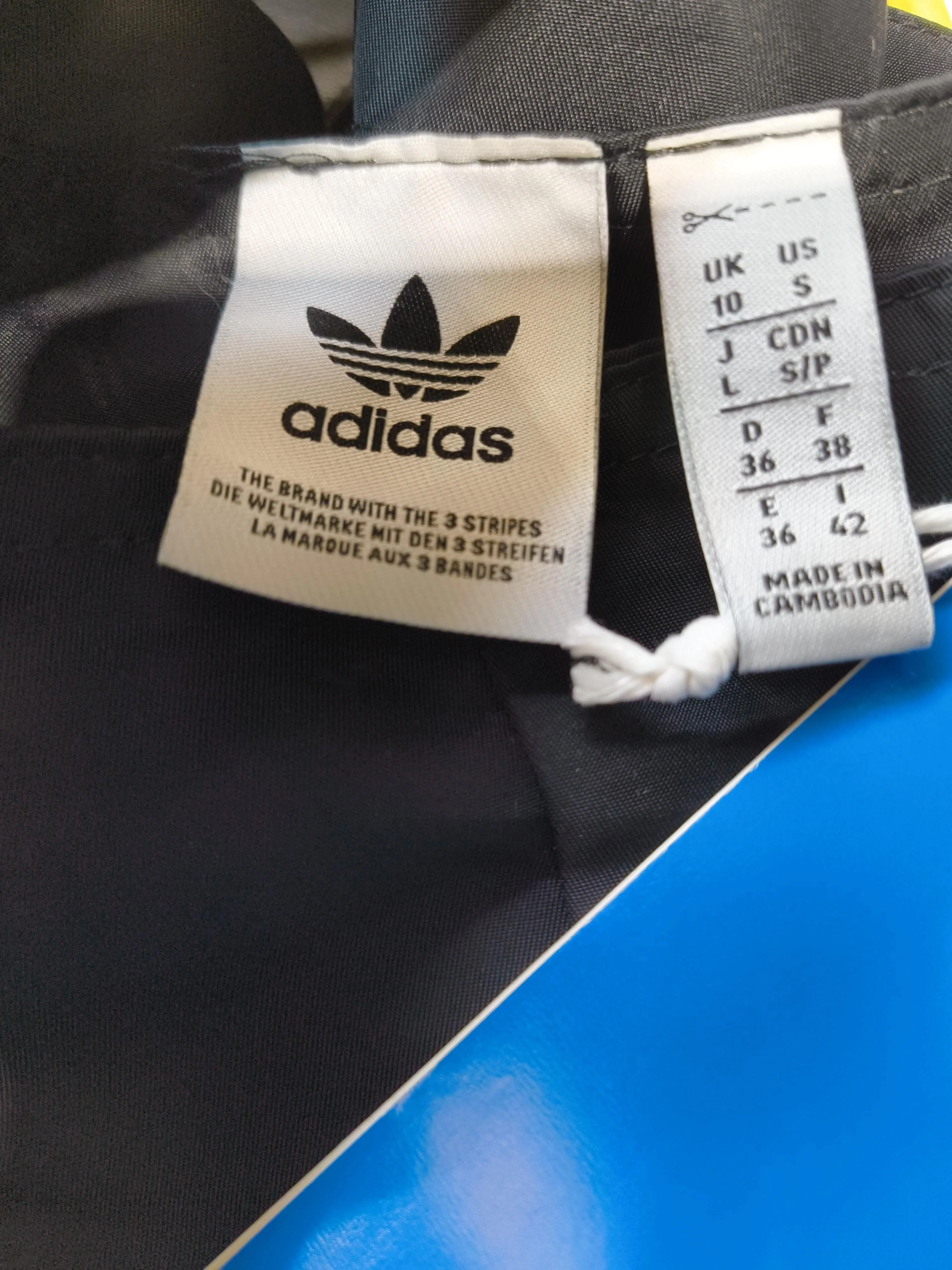 Adidas Pinafore/Dungaree Mini Dress UK10 in Black - Image 5