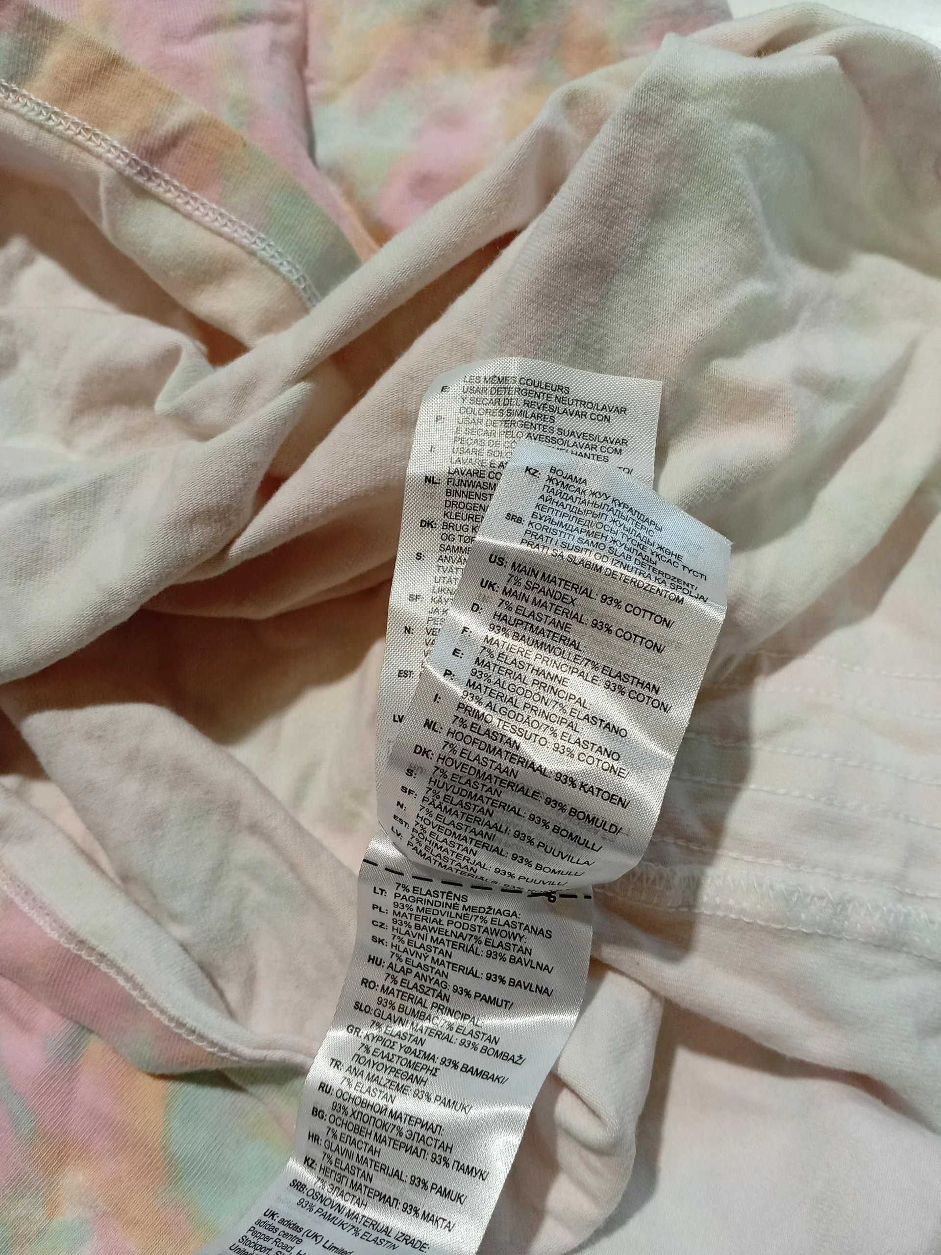 Adidas Slip Mini Dress UK14 in Multi - Image 7