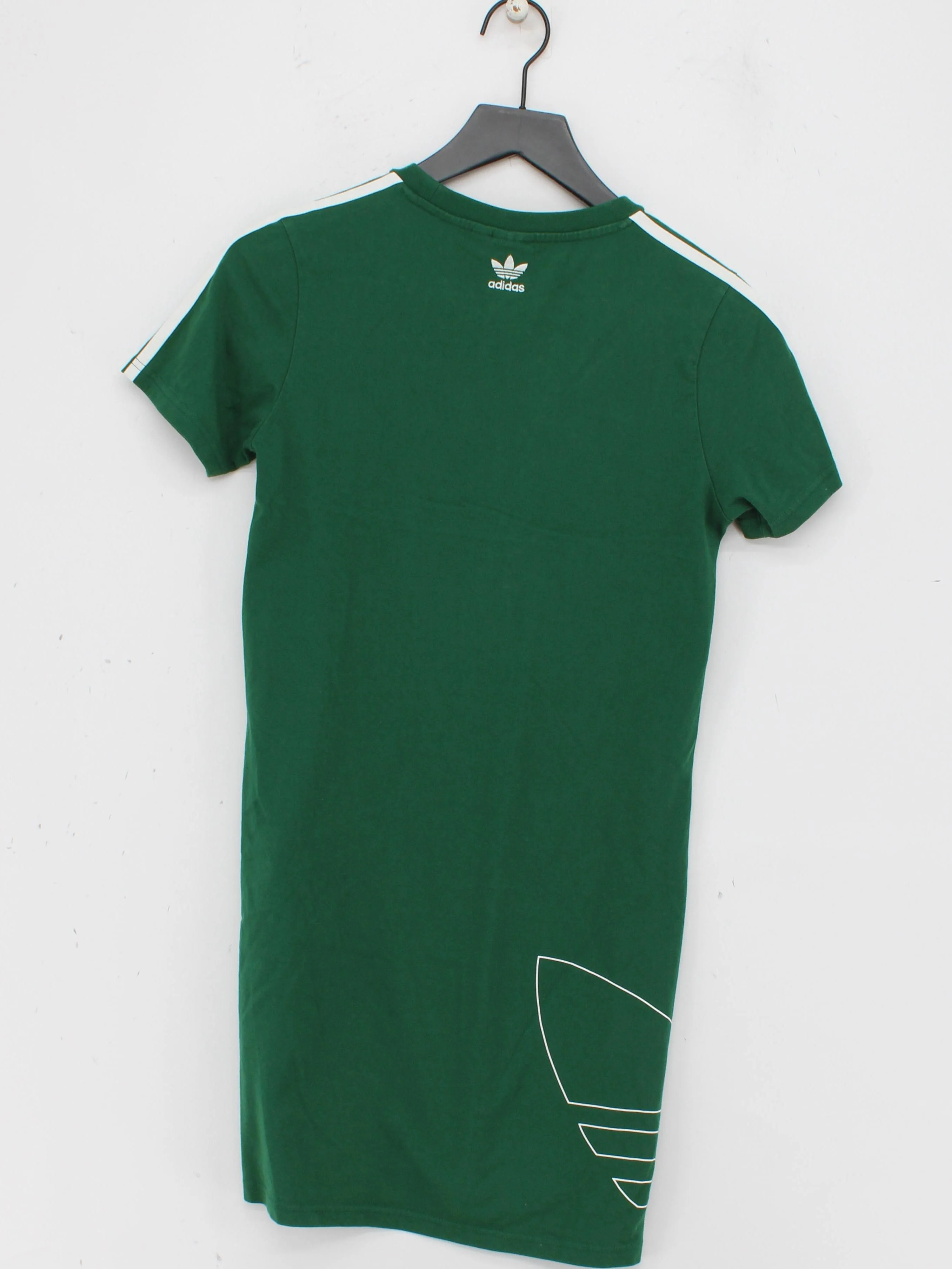 Adidas T-Shirt Mini Dress UK6 in Green - Image 2