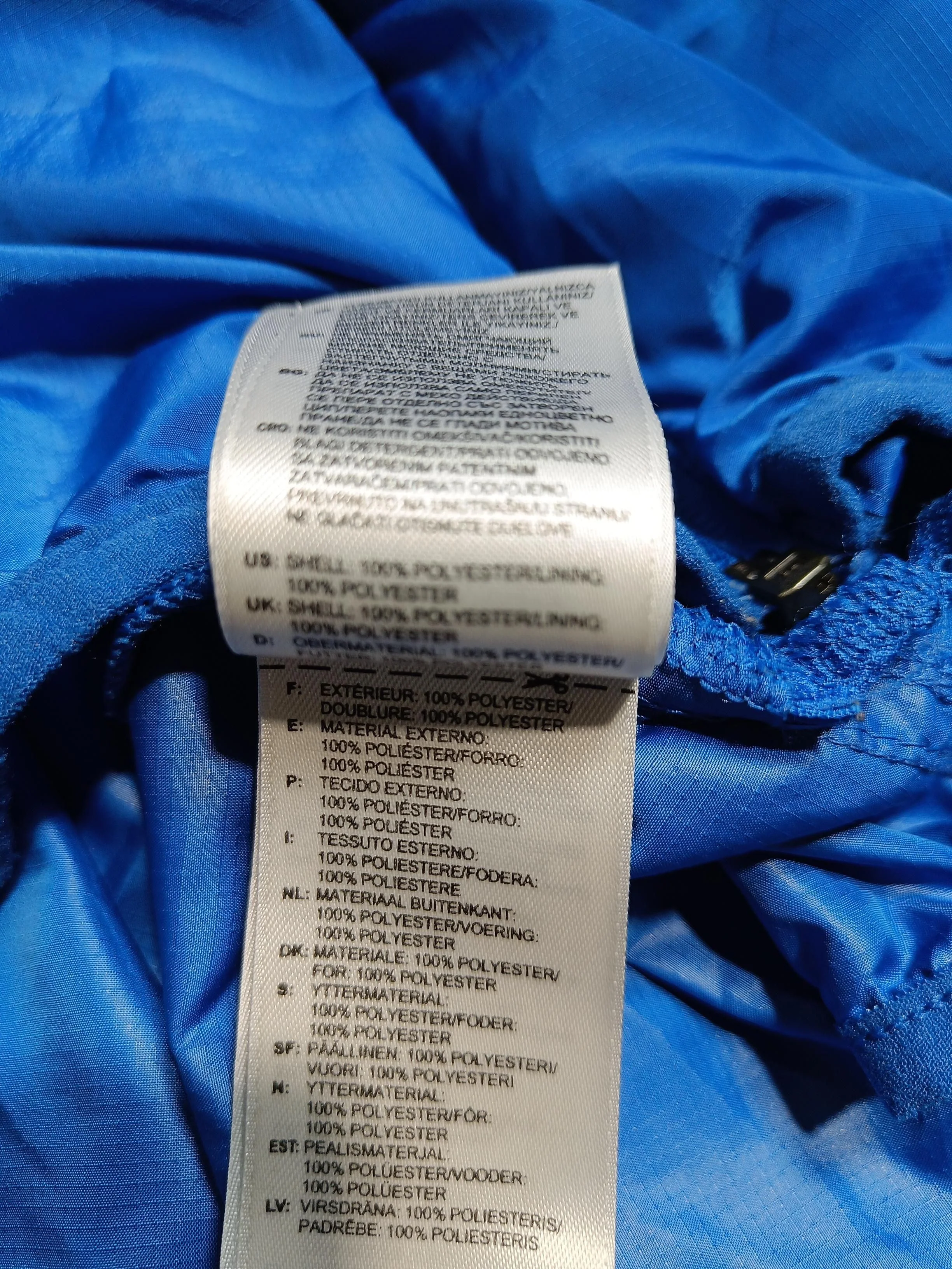 Adidas Windbreaker jacket blue - Image 6