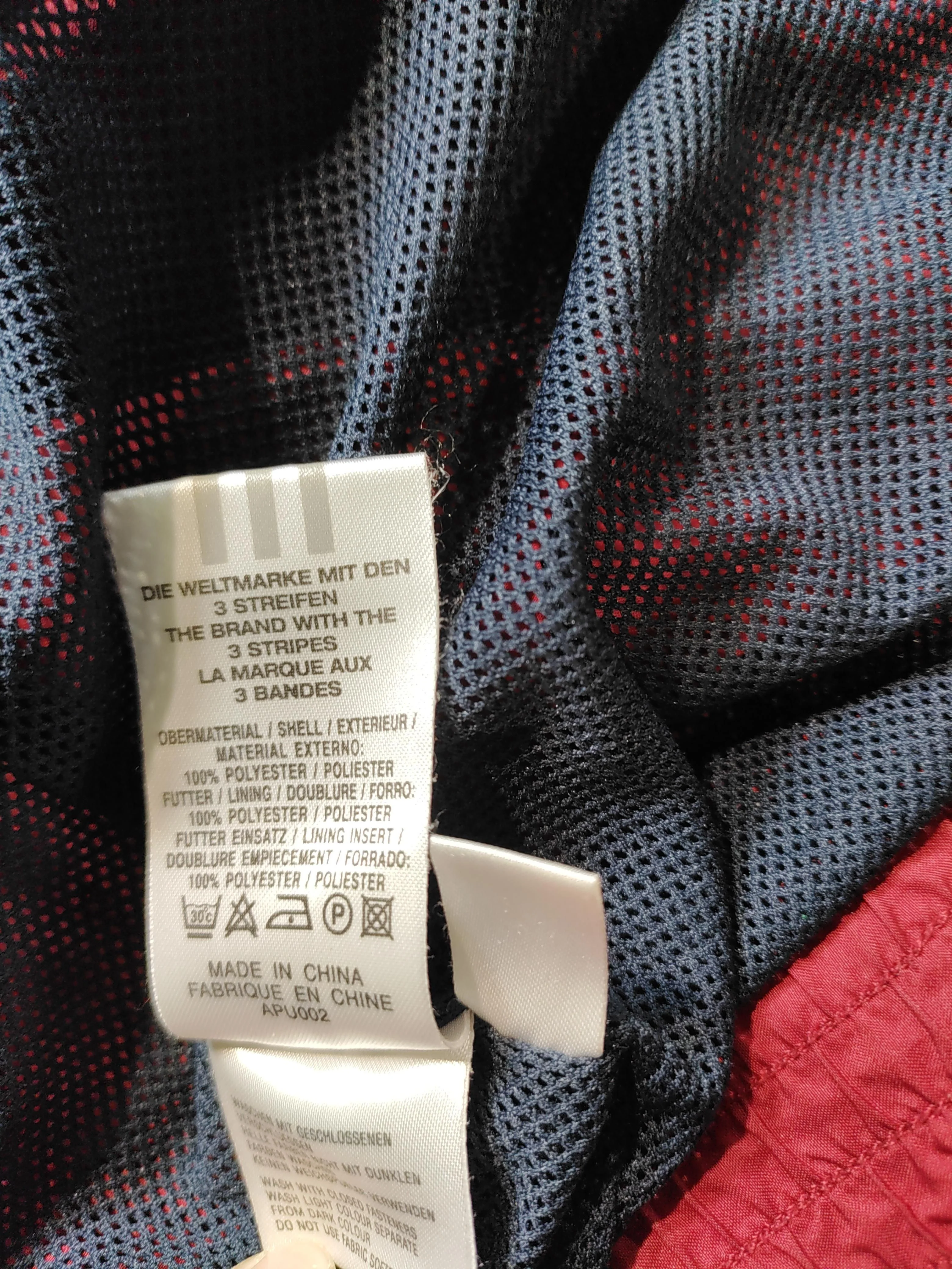 Adidas Windbreaker jacket red - Image 6