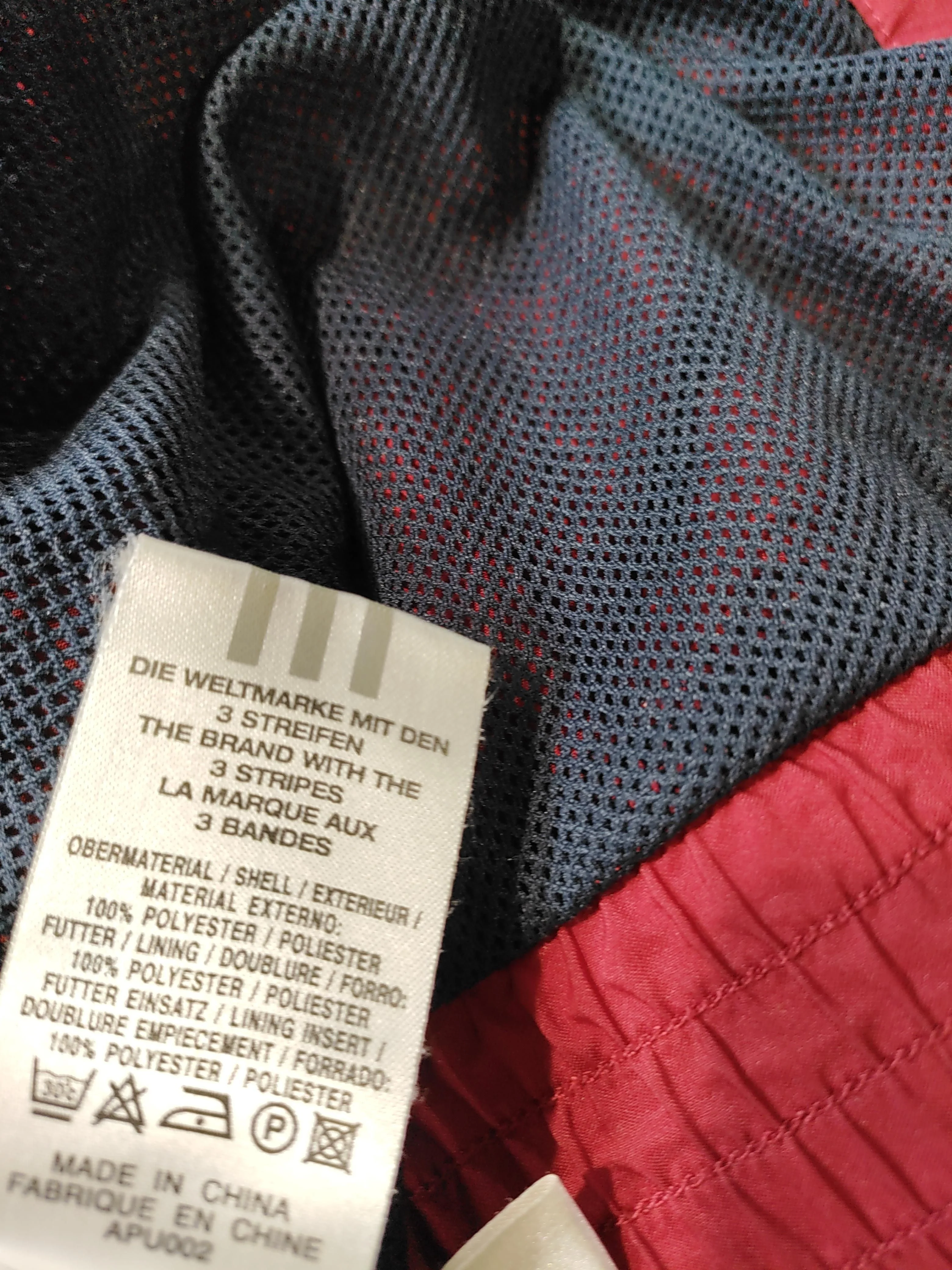 Adidas Windbreaker jacket red - Image 7