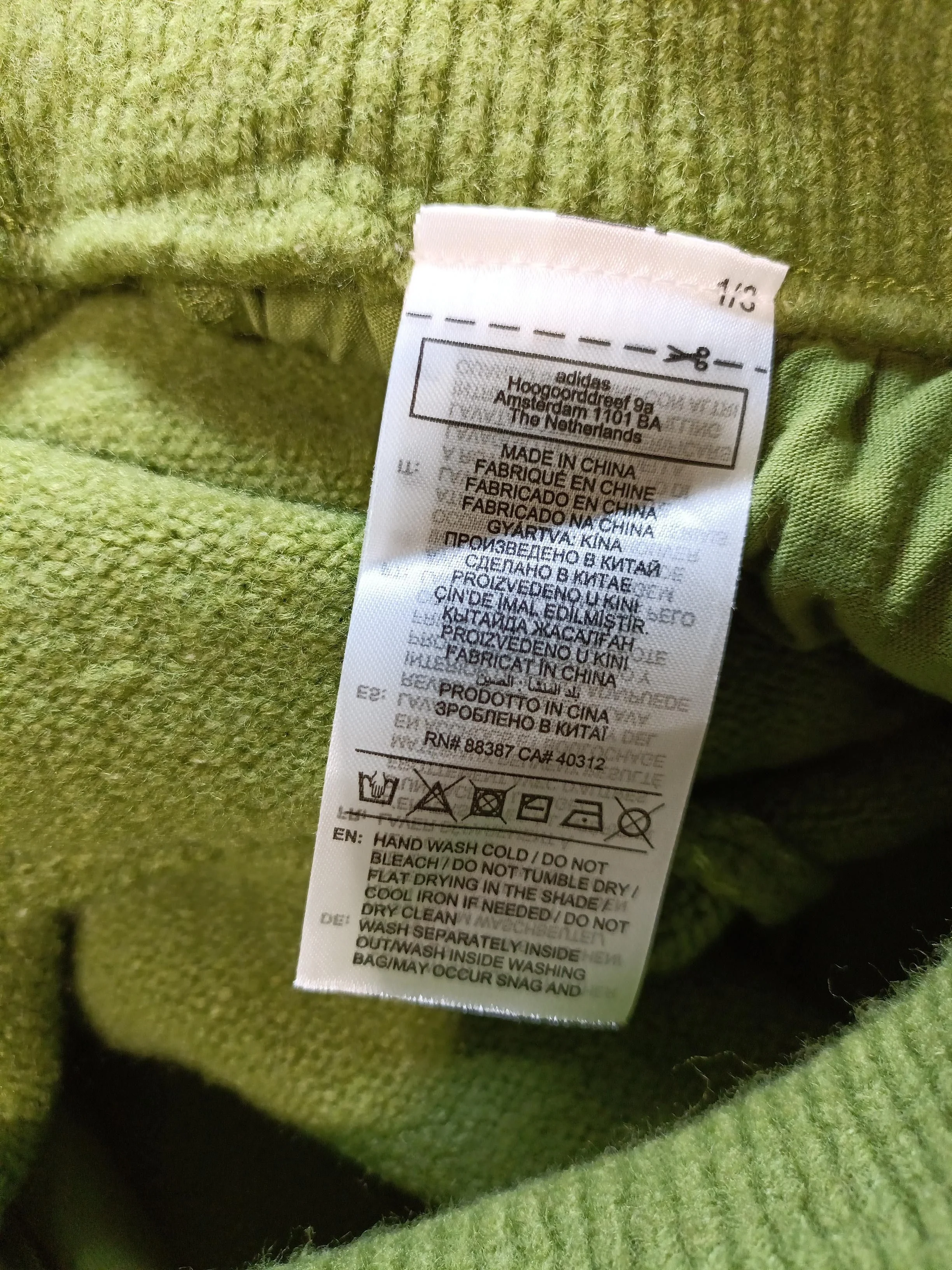 Adidas Women's Jumper M Green 100% Other Crew Neck Pullover - Image 7