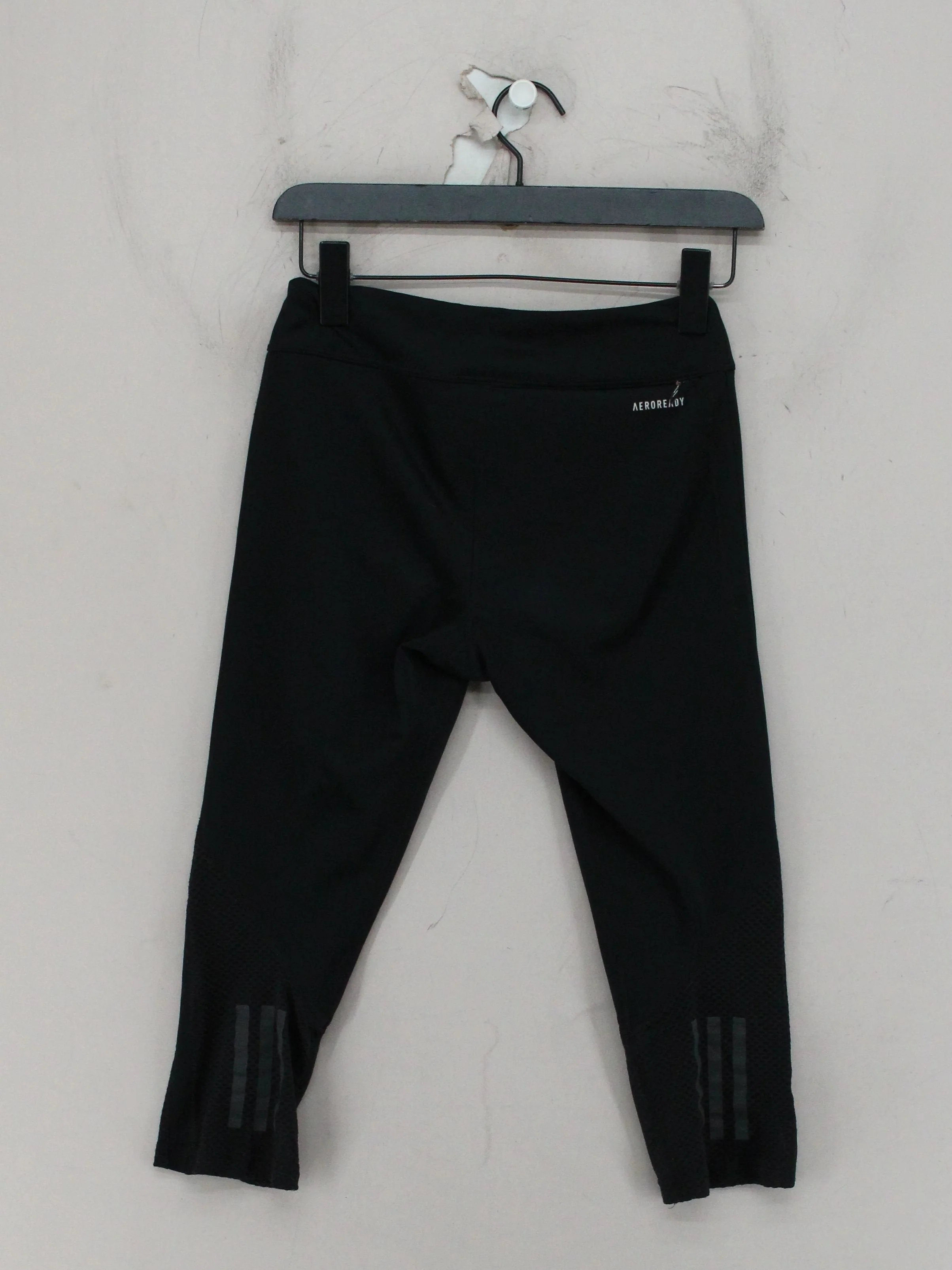 Adidas Women's Leggings S Black Polyester with Elastane Capri - Image 2