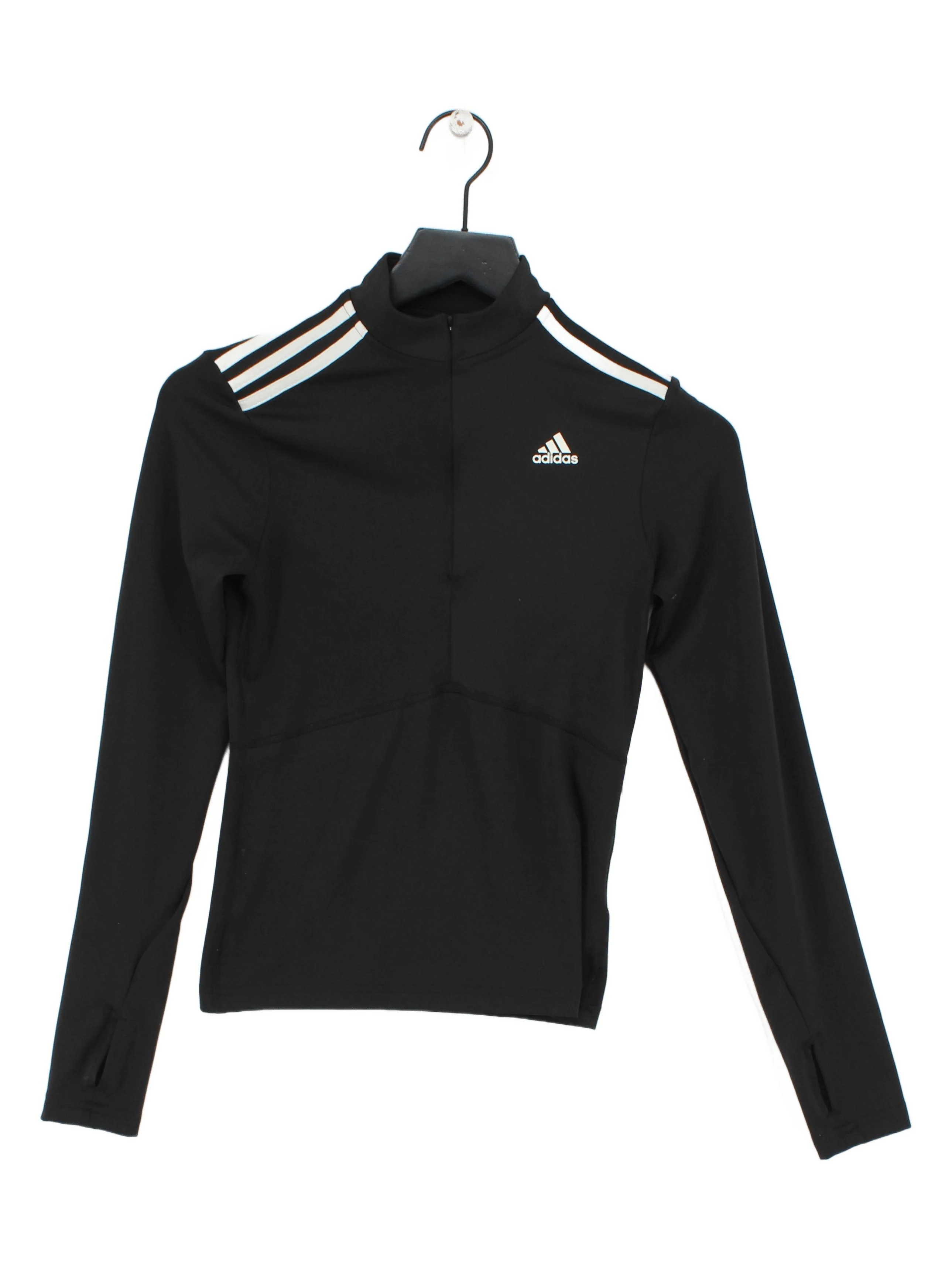Adidas Women's Loungewear S Black Polyester with Spandex Basic