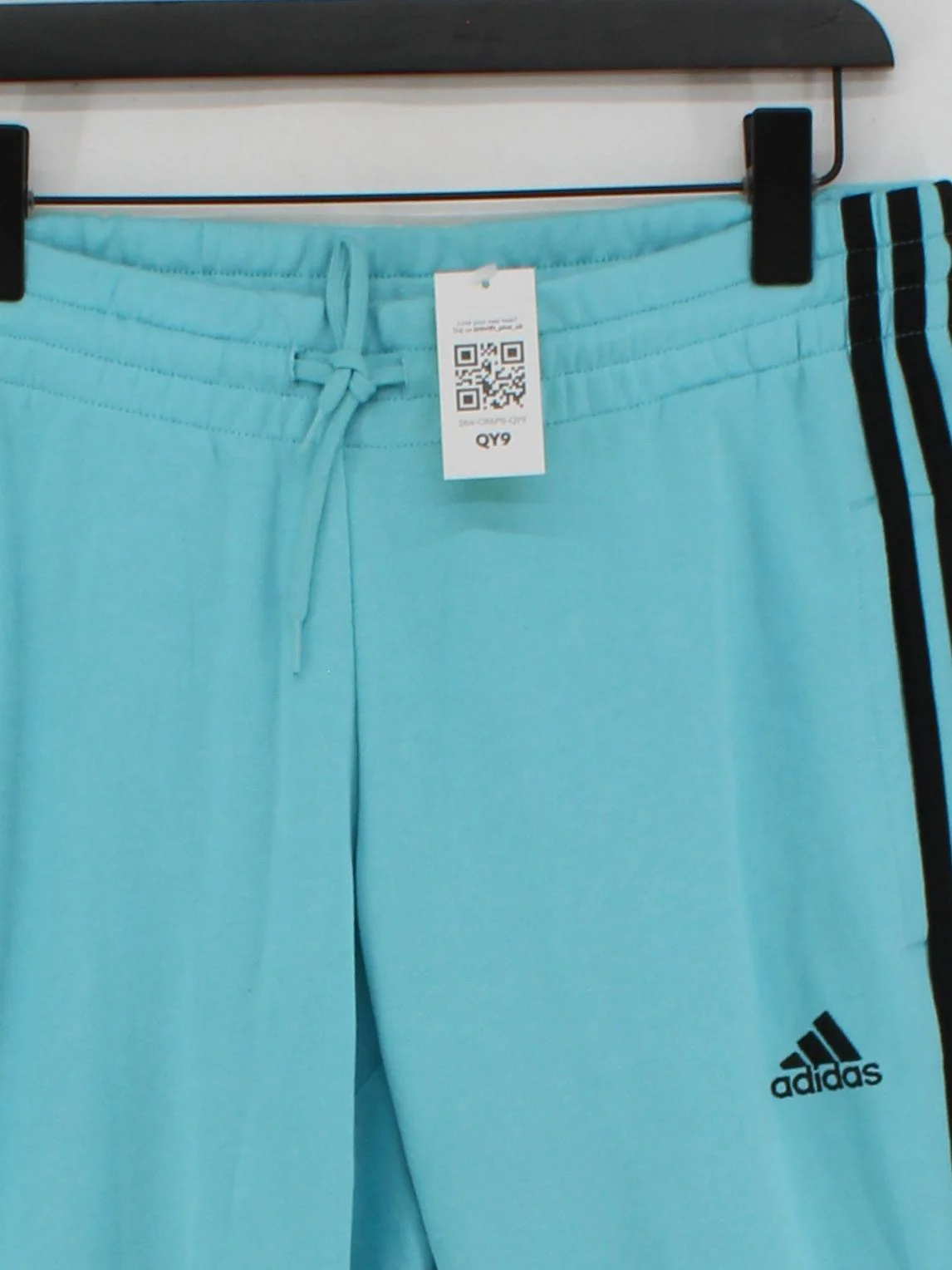 Adidas Women's Sports Bottoms UK 12 Blue Cotton with Spandex Sweatpants - Image 3