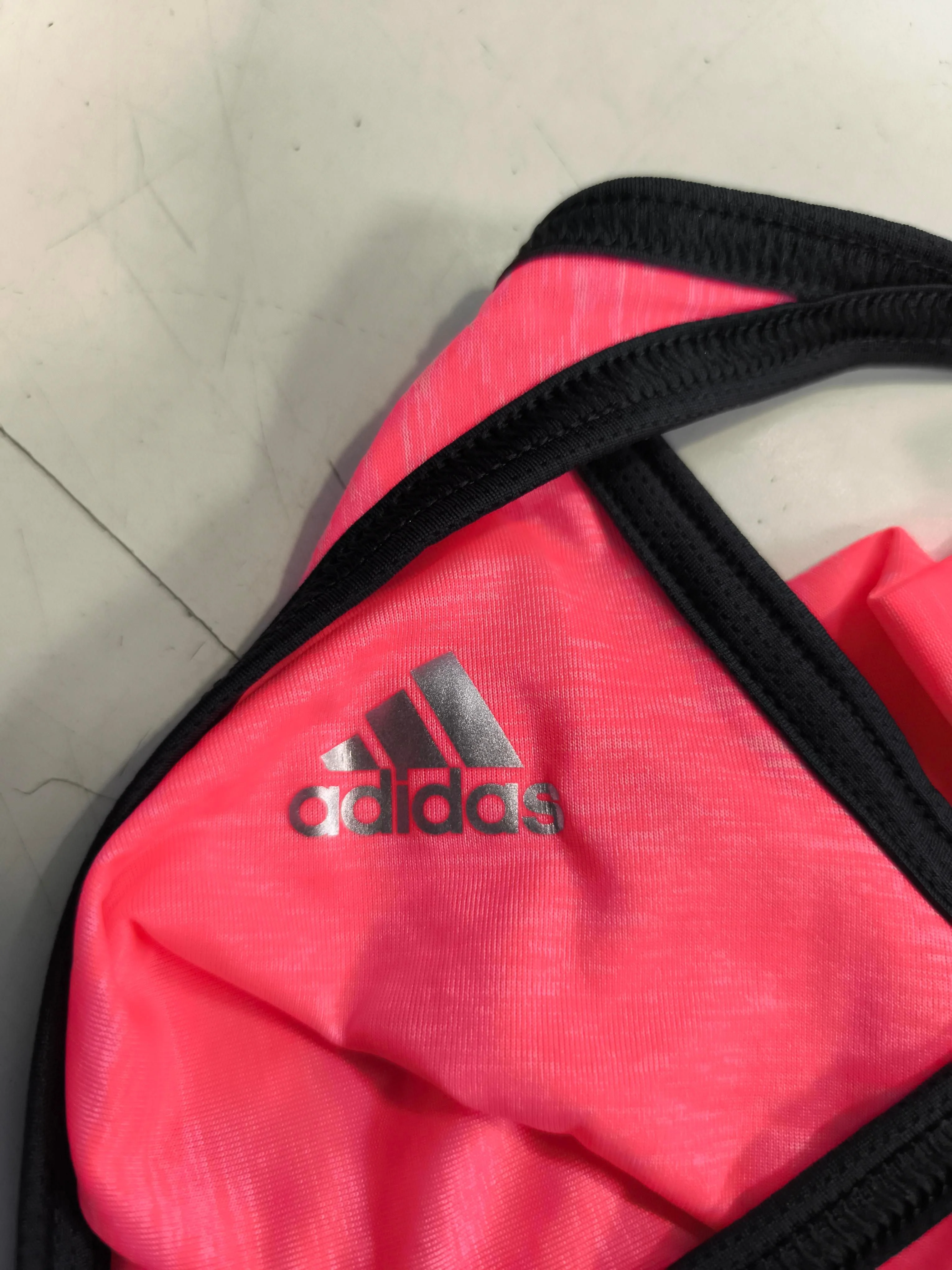 Adidas Women's T-Shirt S Pink 100% Polyester Sleeveless Basic - Image 5
