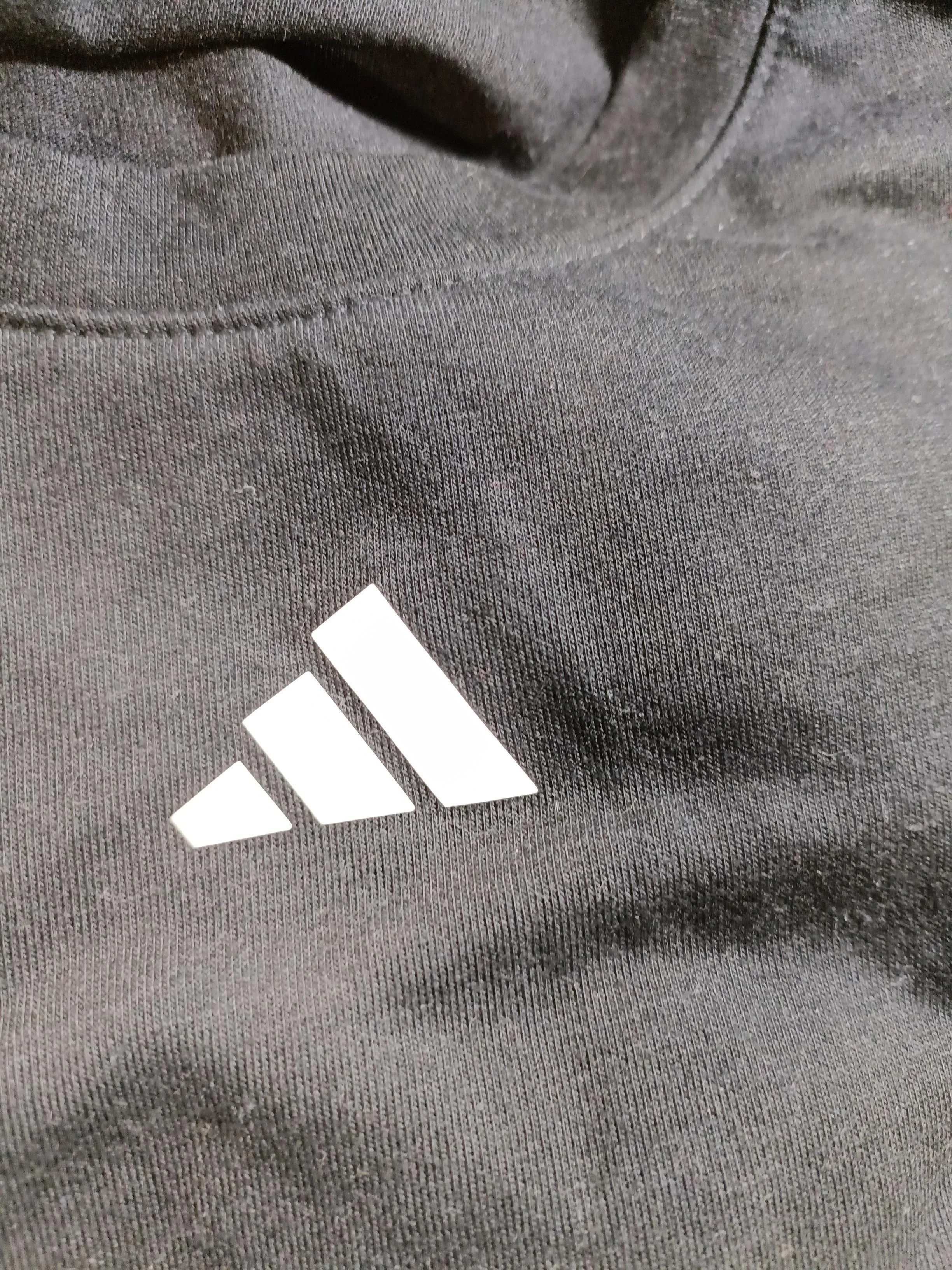 Adidas Women's Top M Black Polyester with Rayon Short Sleeve Round Neck Basic - Image 5