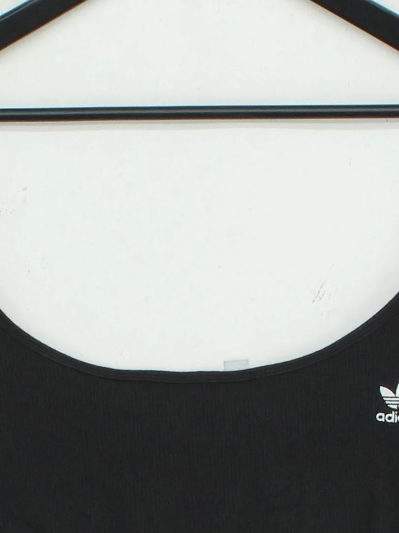 Adidas Women's Top XXL Black Rayon with Cotton, Spandex Basic - Image 3