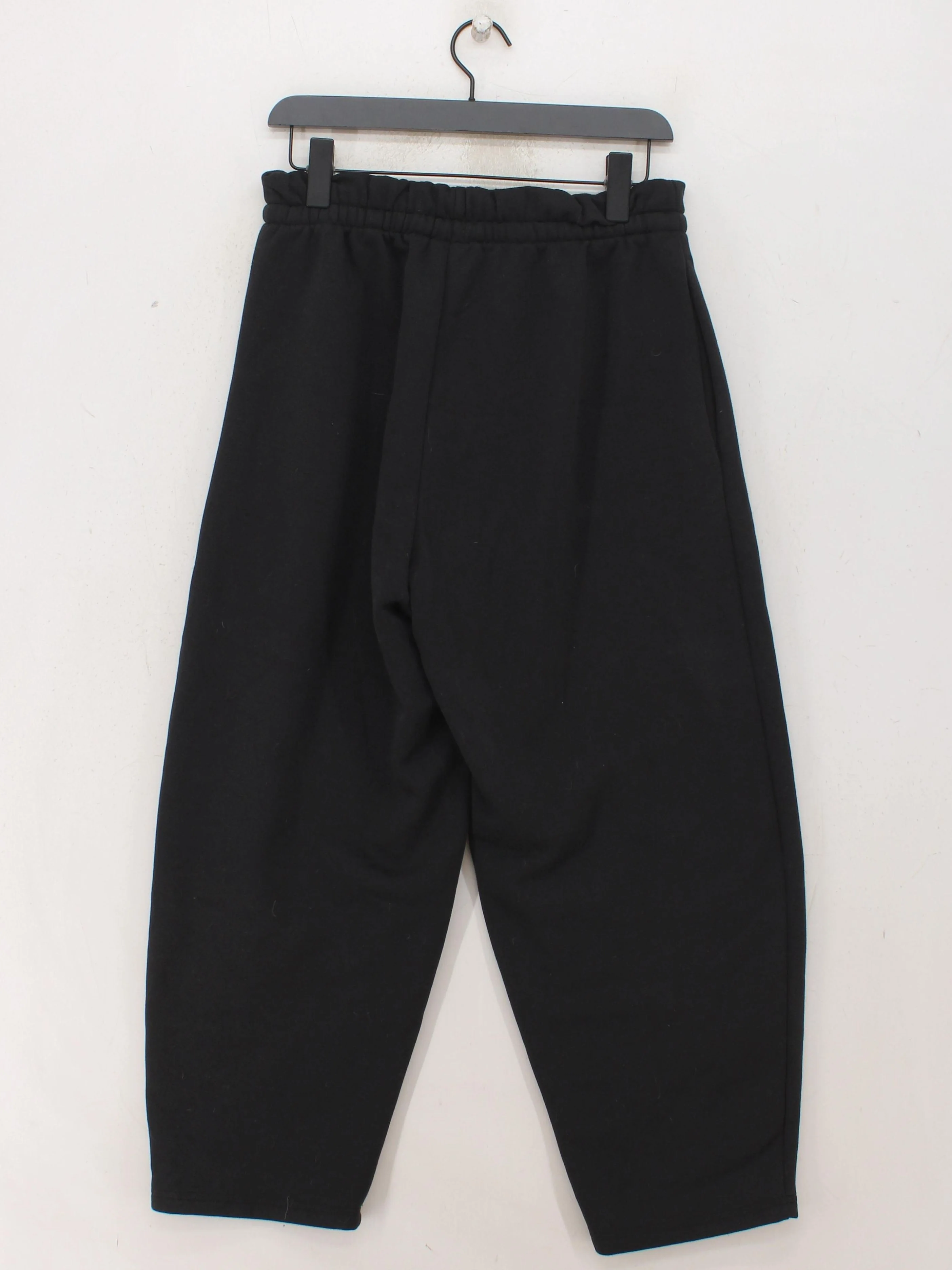 Adidas Women's Trousers UK 8 Black 100% Cotton Tapered Sweatpants - Image 2
