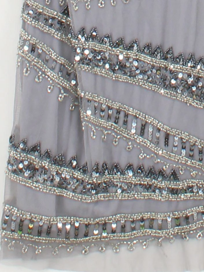 Adrianna Papell Bodycon Mini Dress in Grey - Image 4