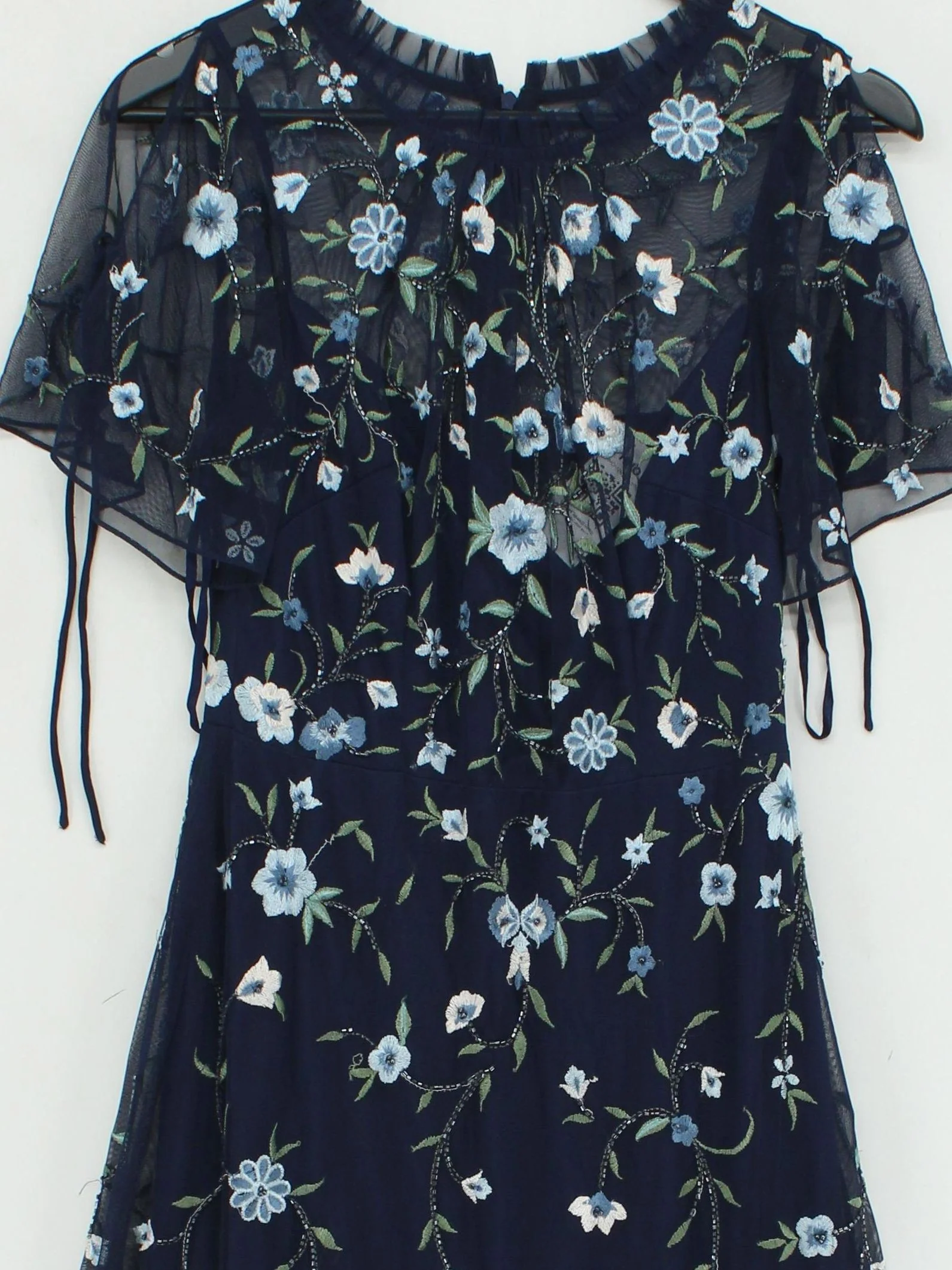 Adrianna Papell Maxi Dress UK8 in Blue - Image 3