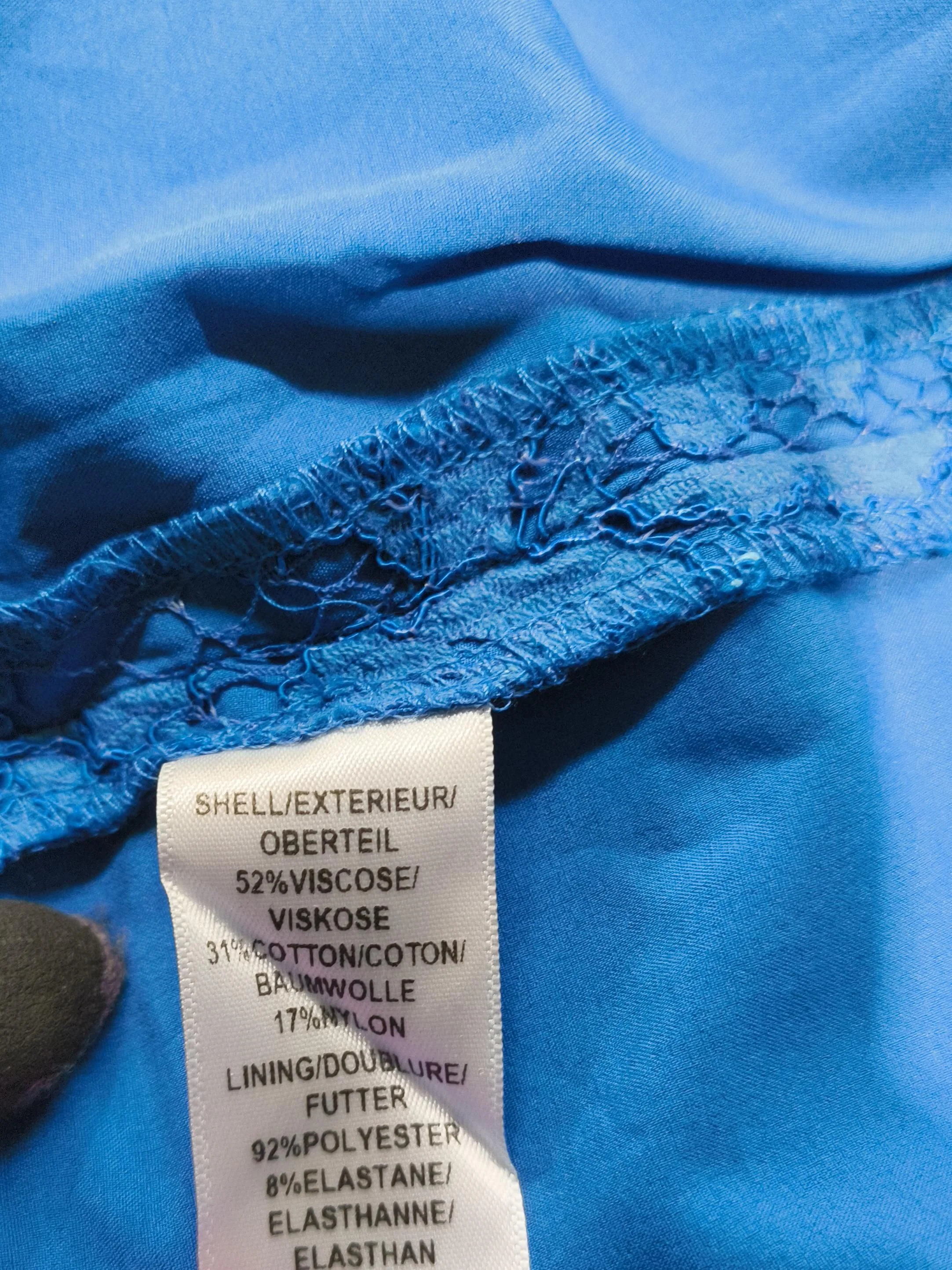 Adrianna Papell Mini Dress UK16 in Blue - Image 6
