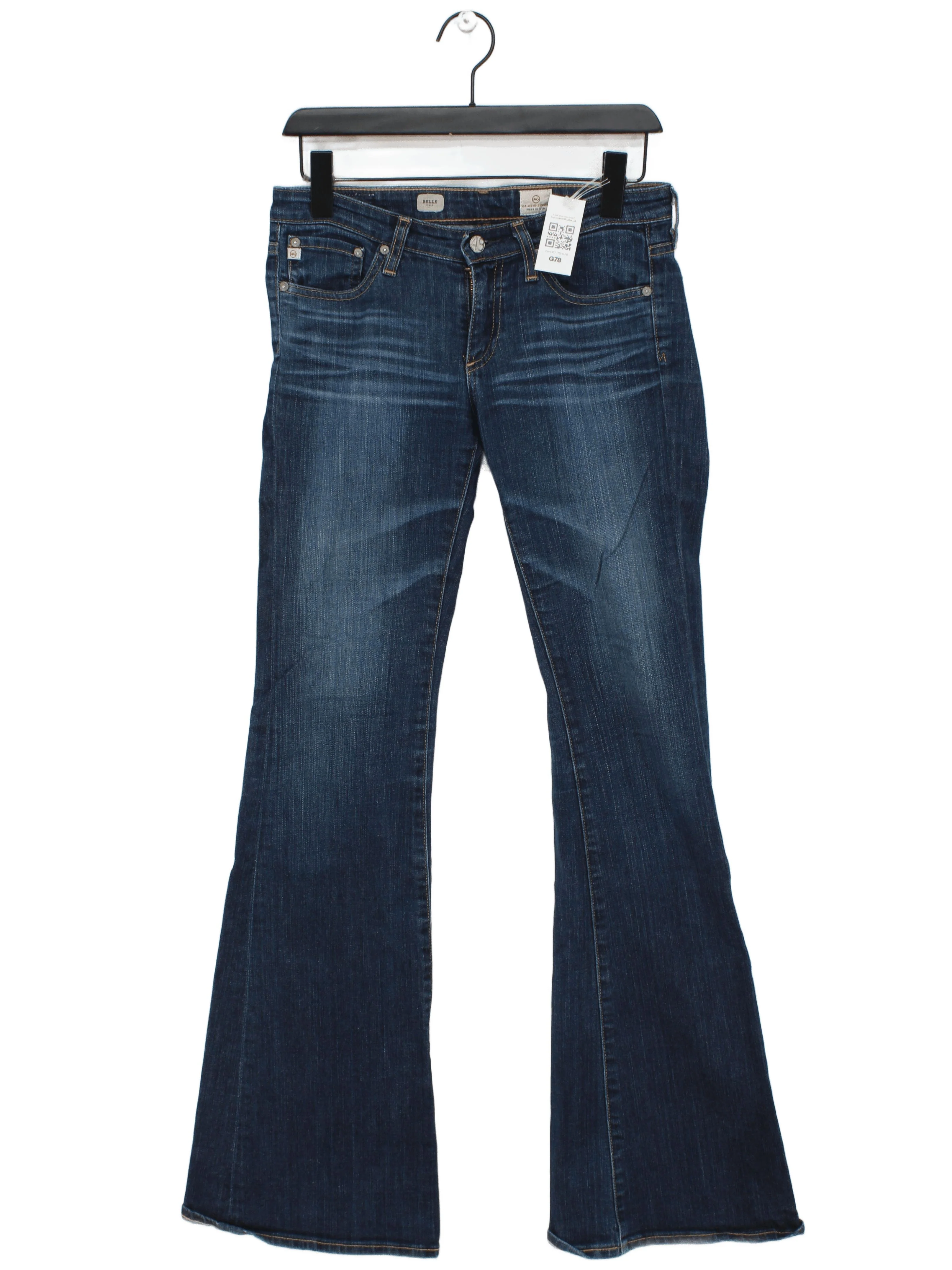 AG Adriano Goldschmied Women's Jeans W 26 in Blue Cotton