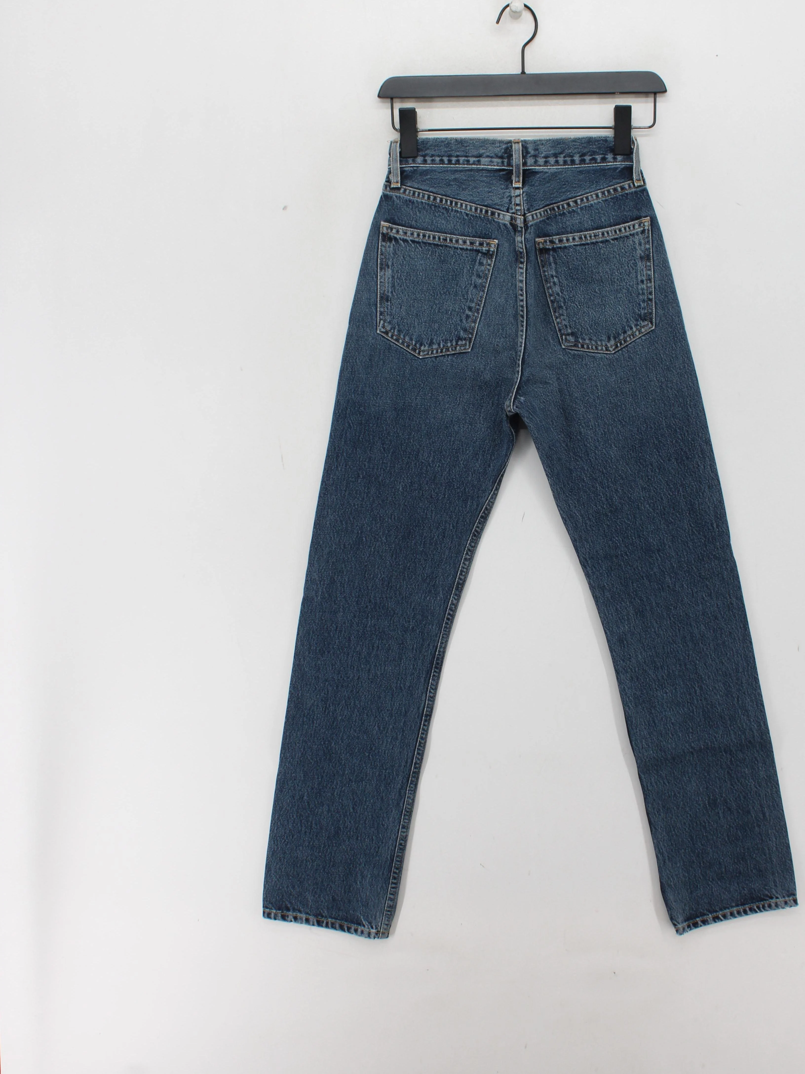 Agolde Women's Jeans W 28 in Blue 100% Cotton Straight - Image 2