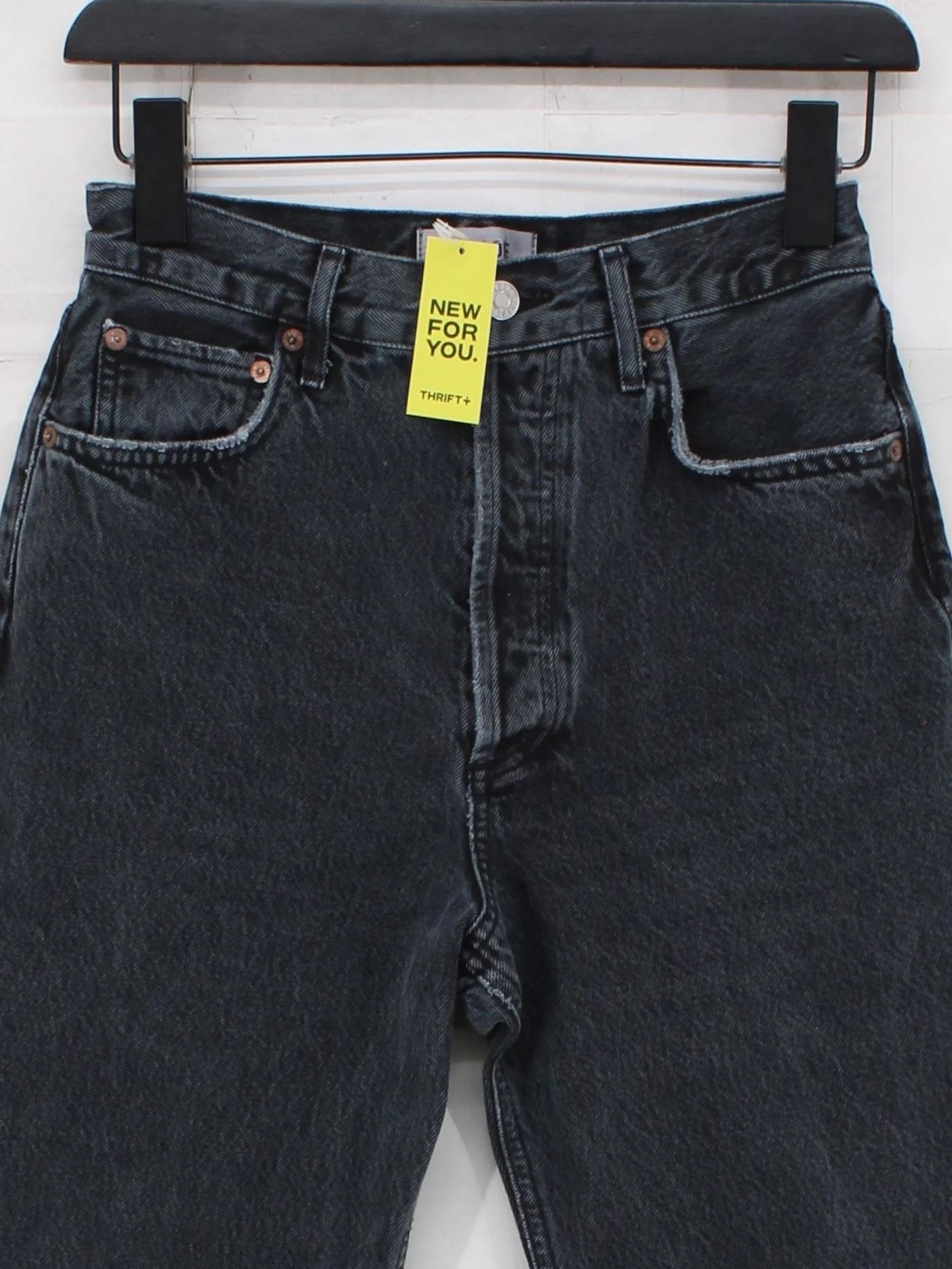 Agolde Women's Jeans XS Grey 100% Cotton Straight - Image 3