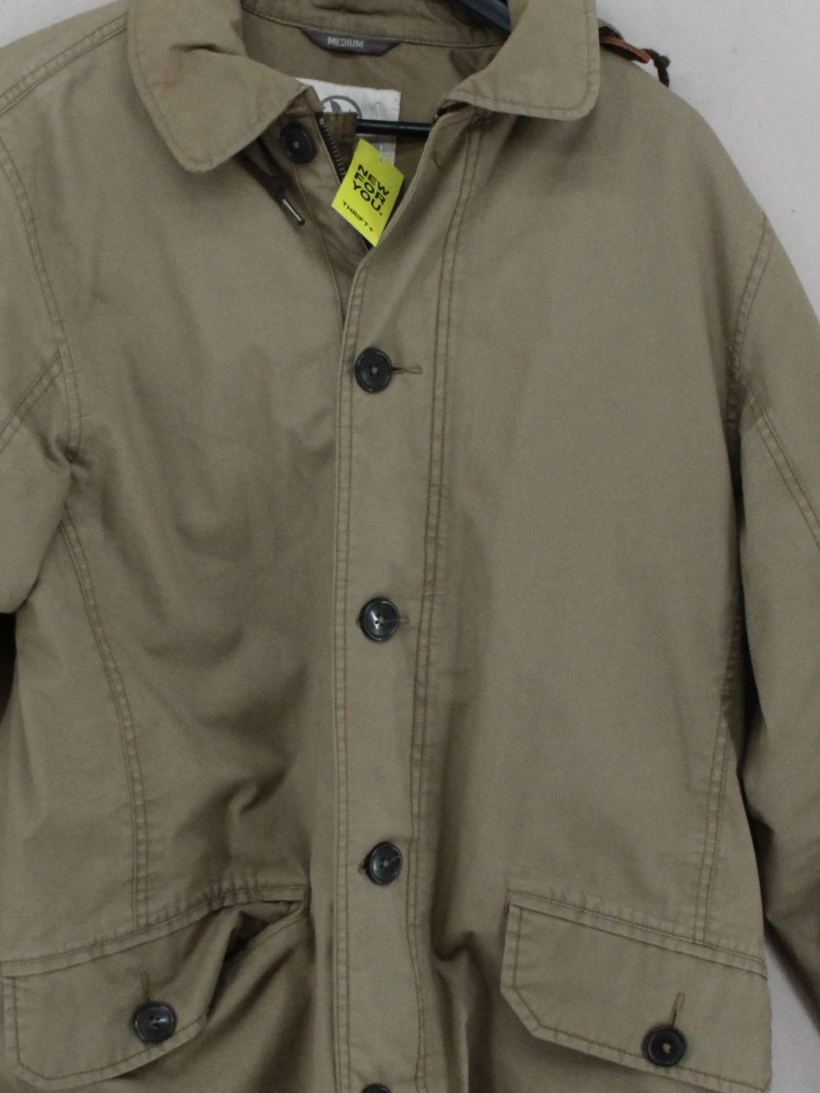 Aigle Overcoat jacket tan - Image 3