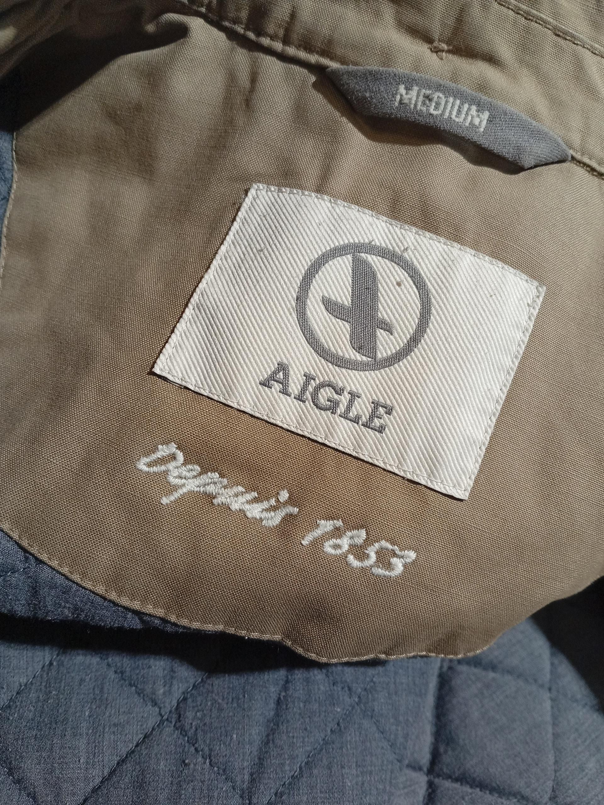 Aigle Overcoat jacket tan - Image 5