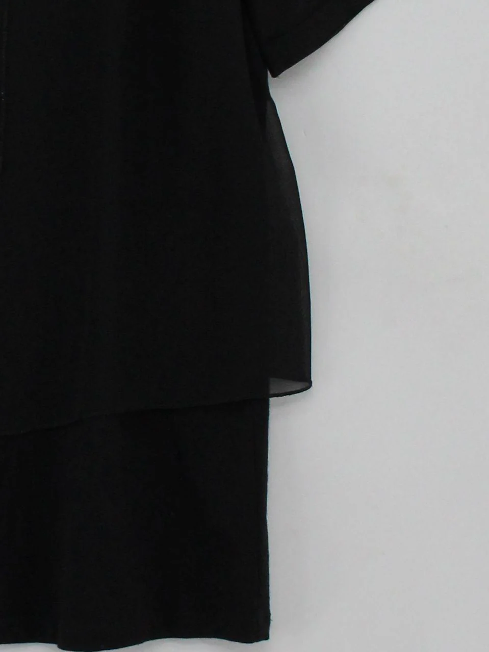 Airfield Women's Top UK 8 Black Cotton with Viscose, Elastane Basic - Image 4