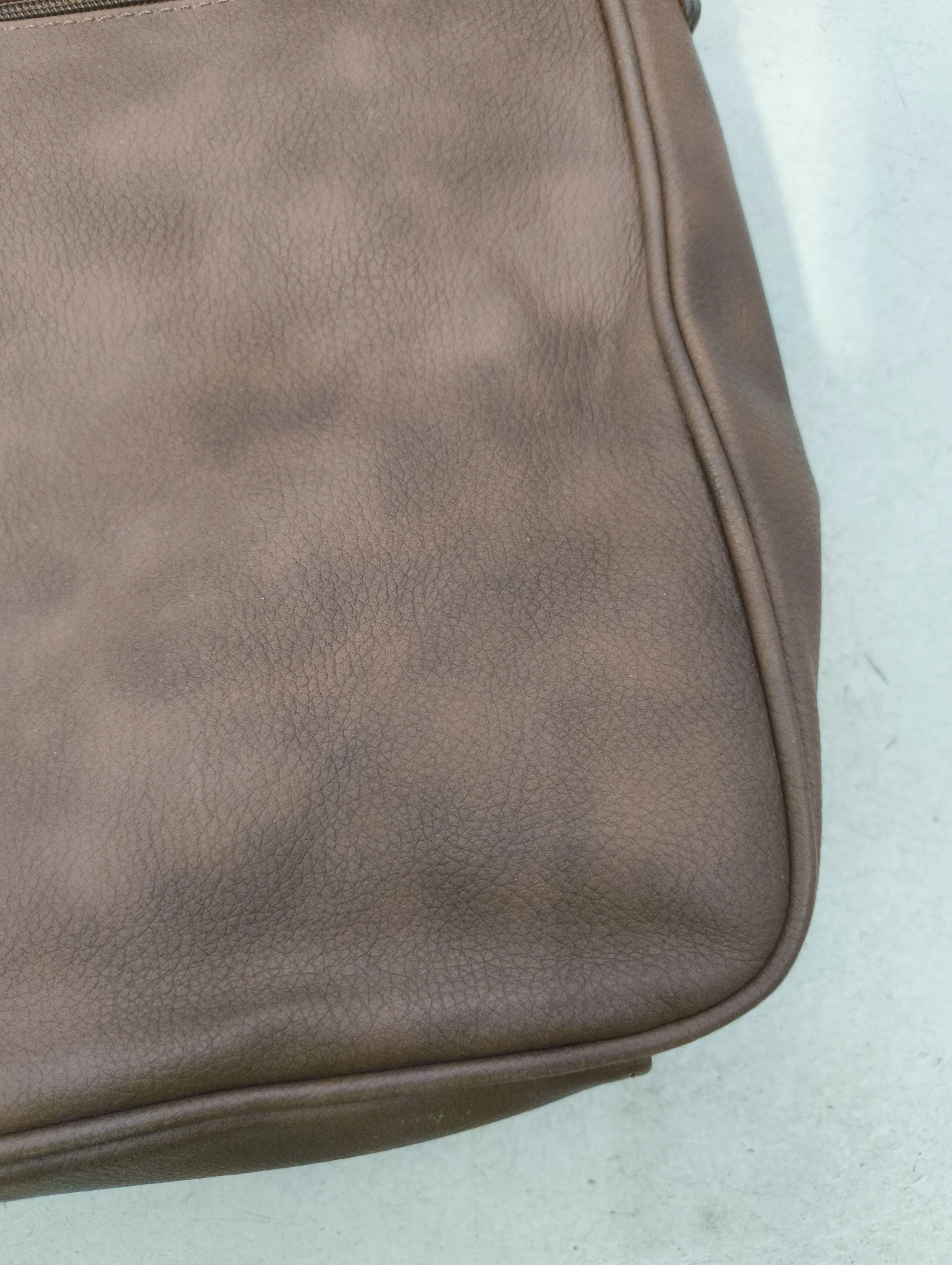 Aldo Men's Bag Brown Faux Leather with Polyester Satchel - Image 3