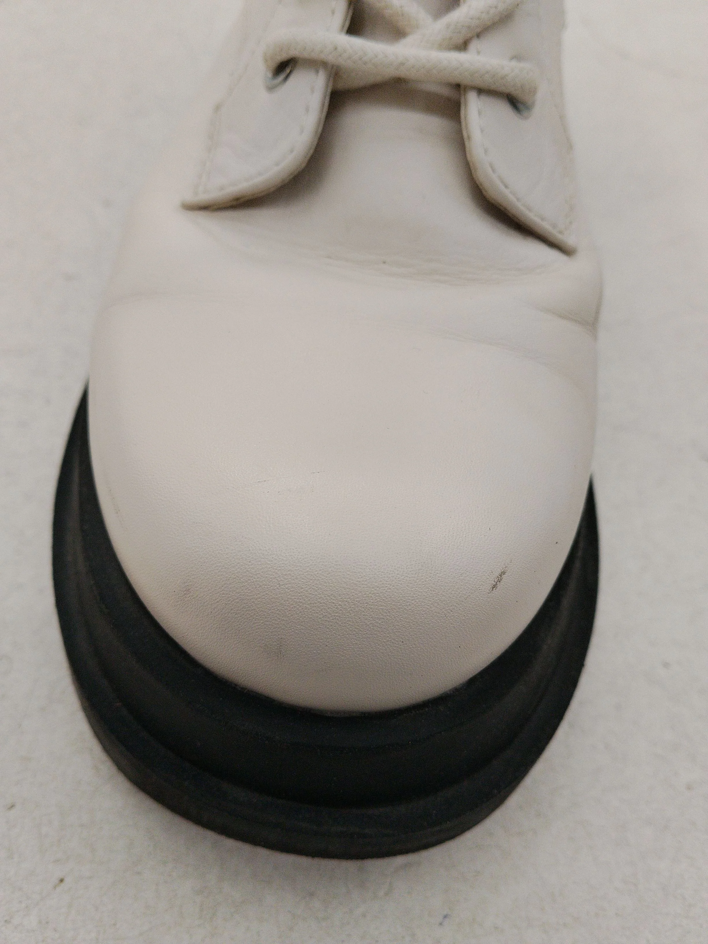 Aldo Women's Boots UK 5.5 White 100% Faux Leather Combat - Image 8