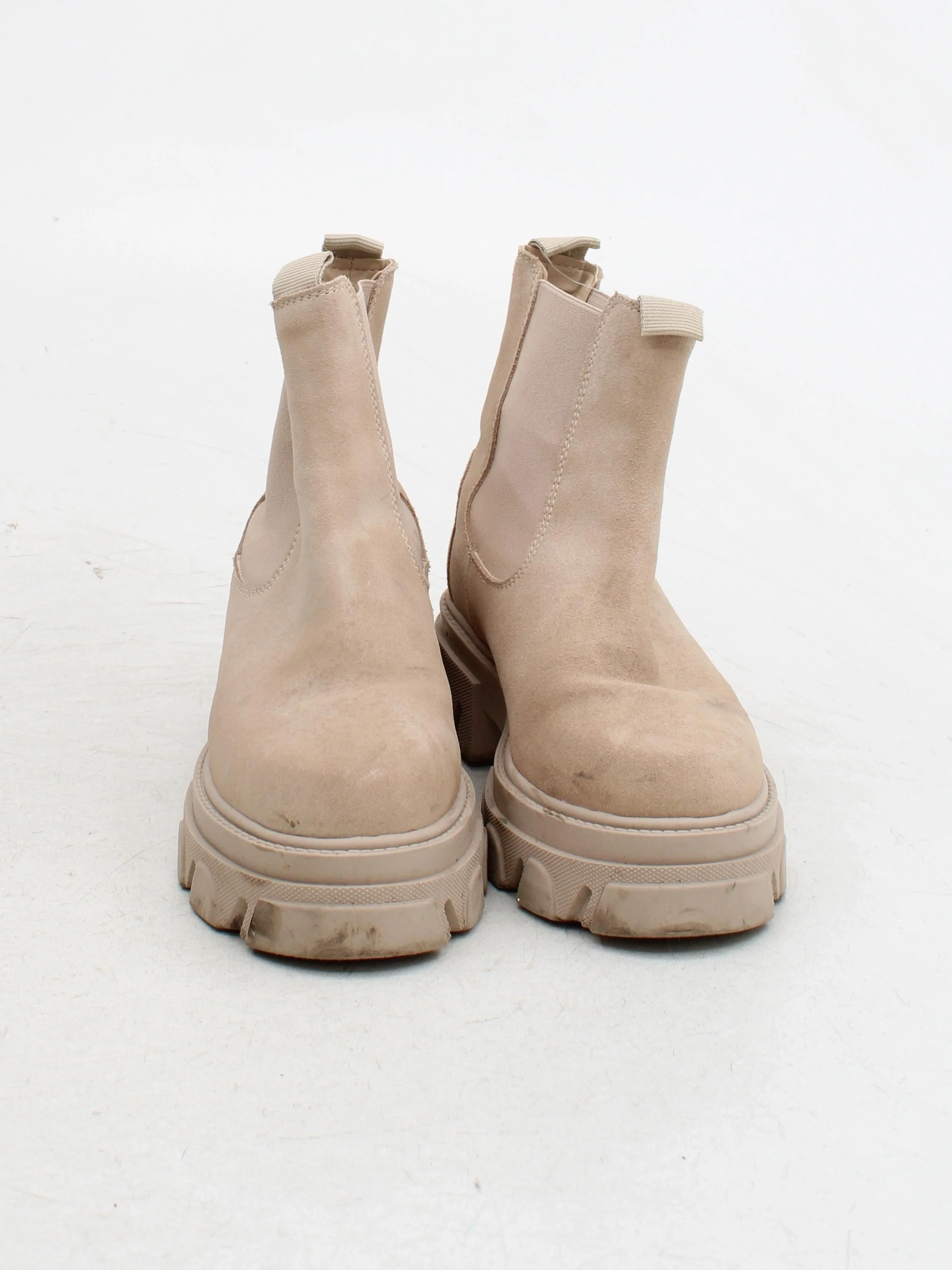 Aldo Women's Boots UK 5 Tan 100% Suede Chelsea - Image 2