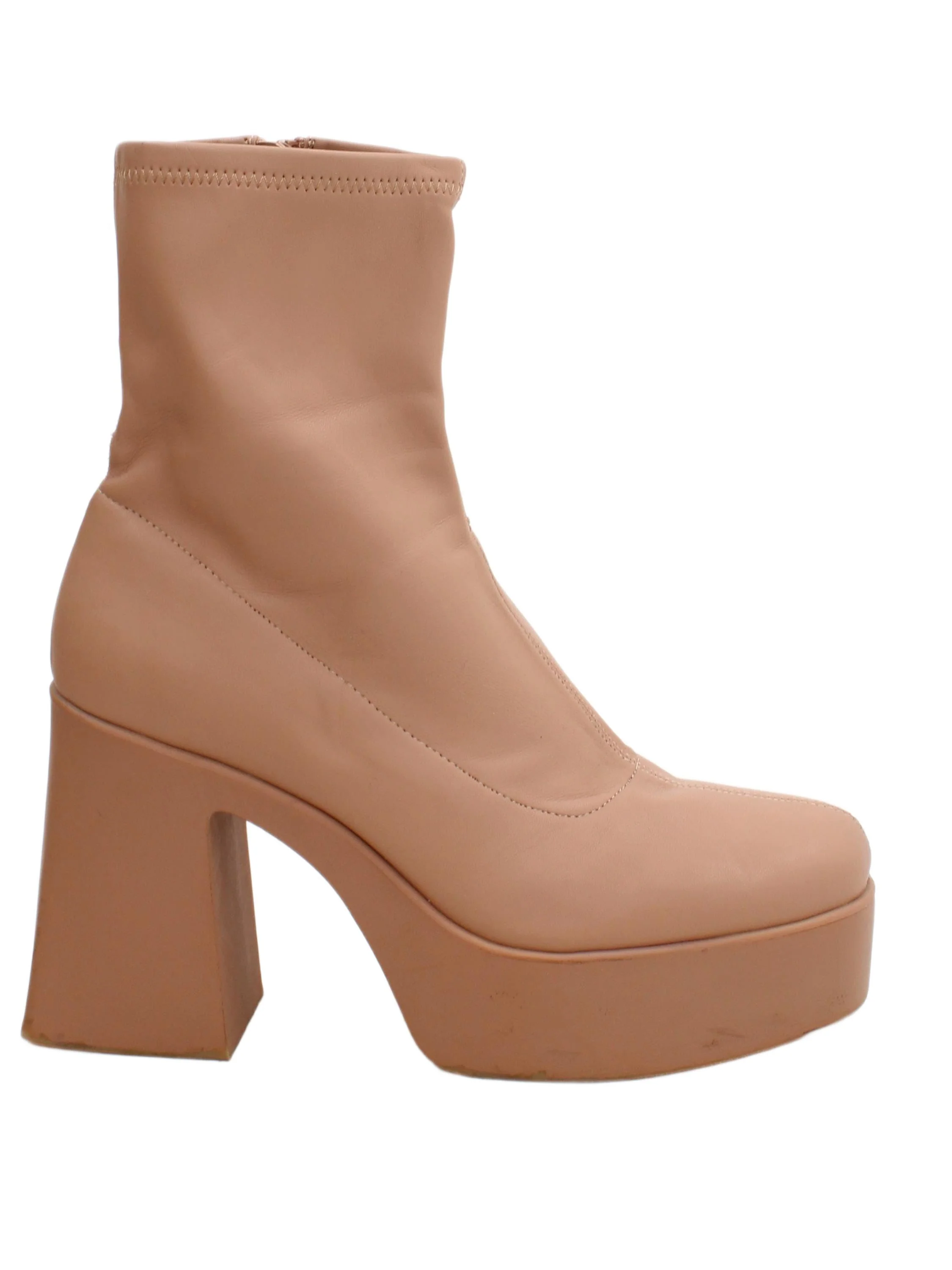 Aldo Women's Boots UK 7 Tan 100% Faux Leather Platform