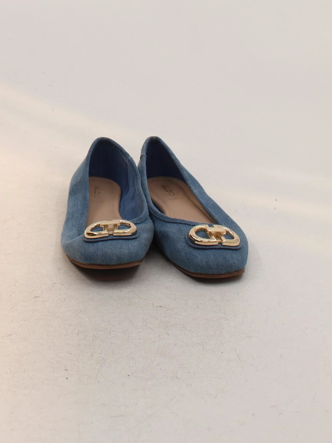 Aldo Women's Flat Shoes UK 5 Blue Other with Leather Ballet - Image 2