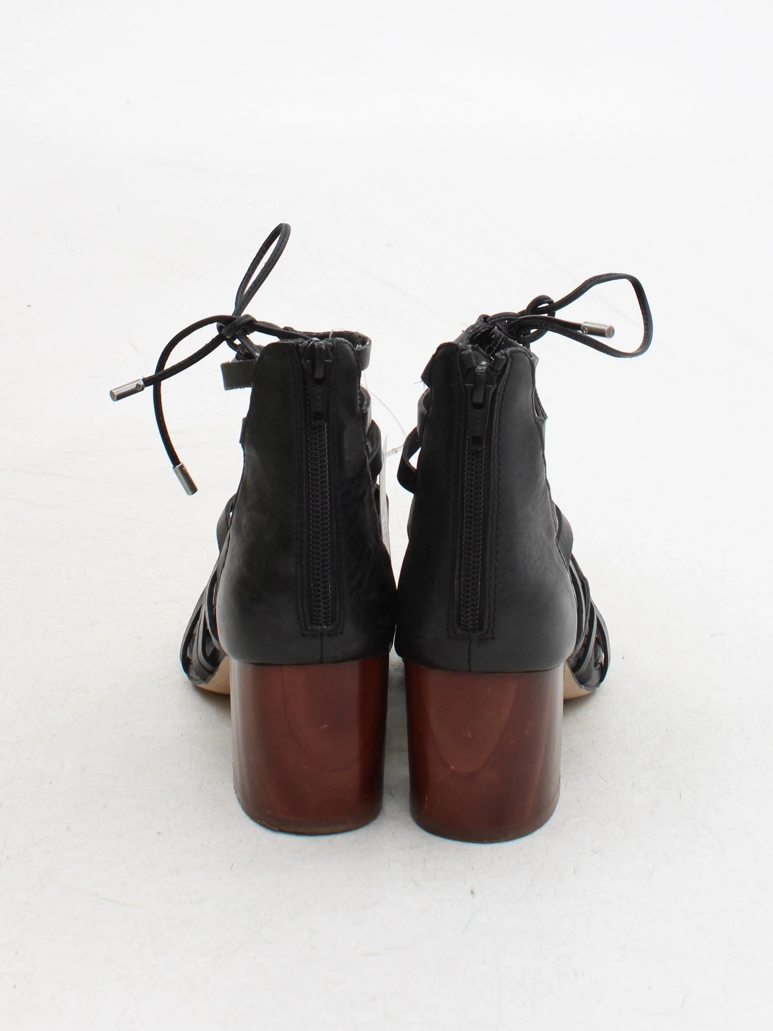 Aldo Women's Heels UK 5 Black 100% Leather Strappy - Image 3