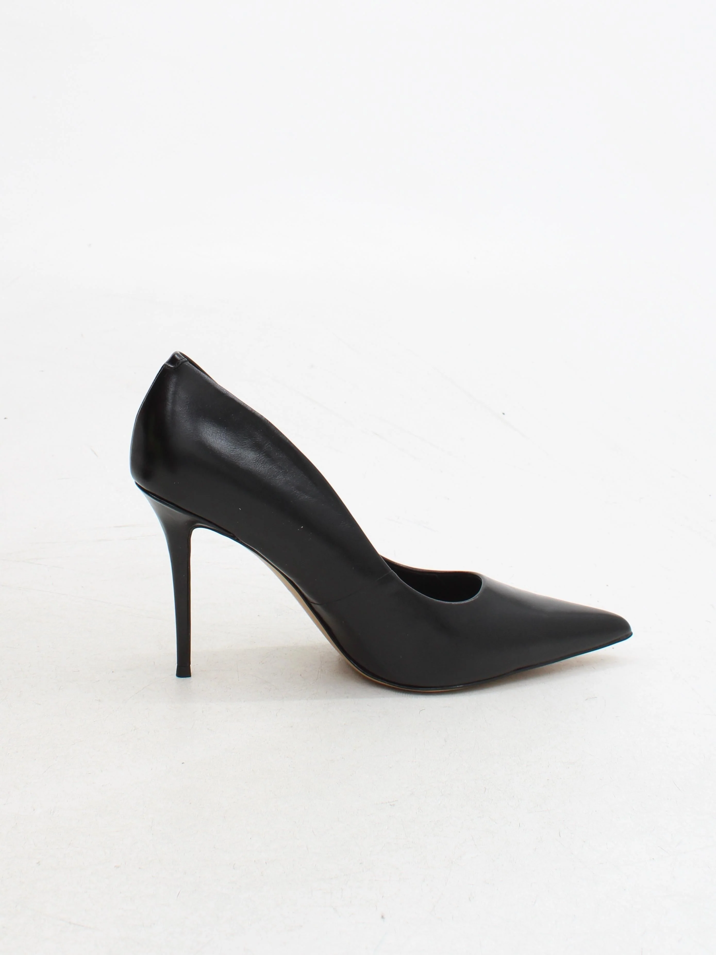 Aldo Women's Heels UK 8.5 Black 100% Faux Leather Court - Image 5