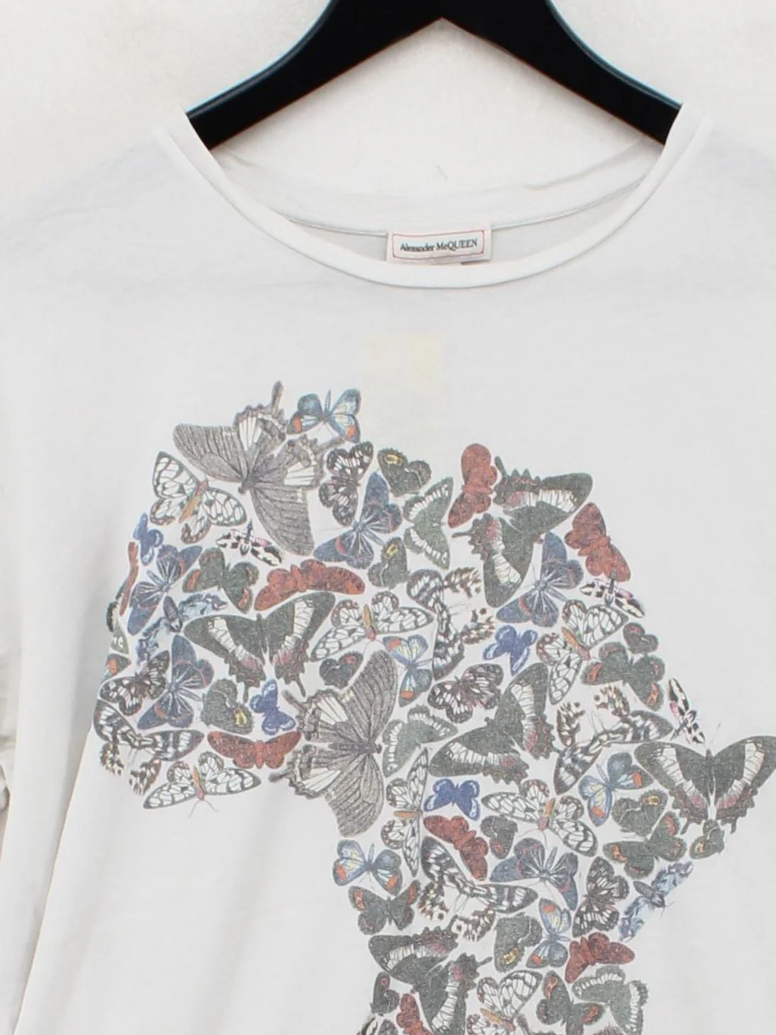 Alexander McQueen Men's T-Shirt L White Graphic 100% Cotton Basic - Image 3
