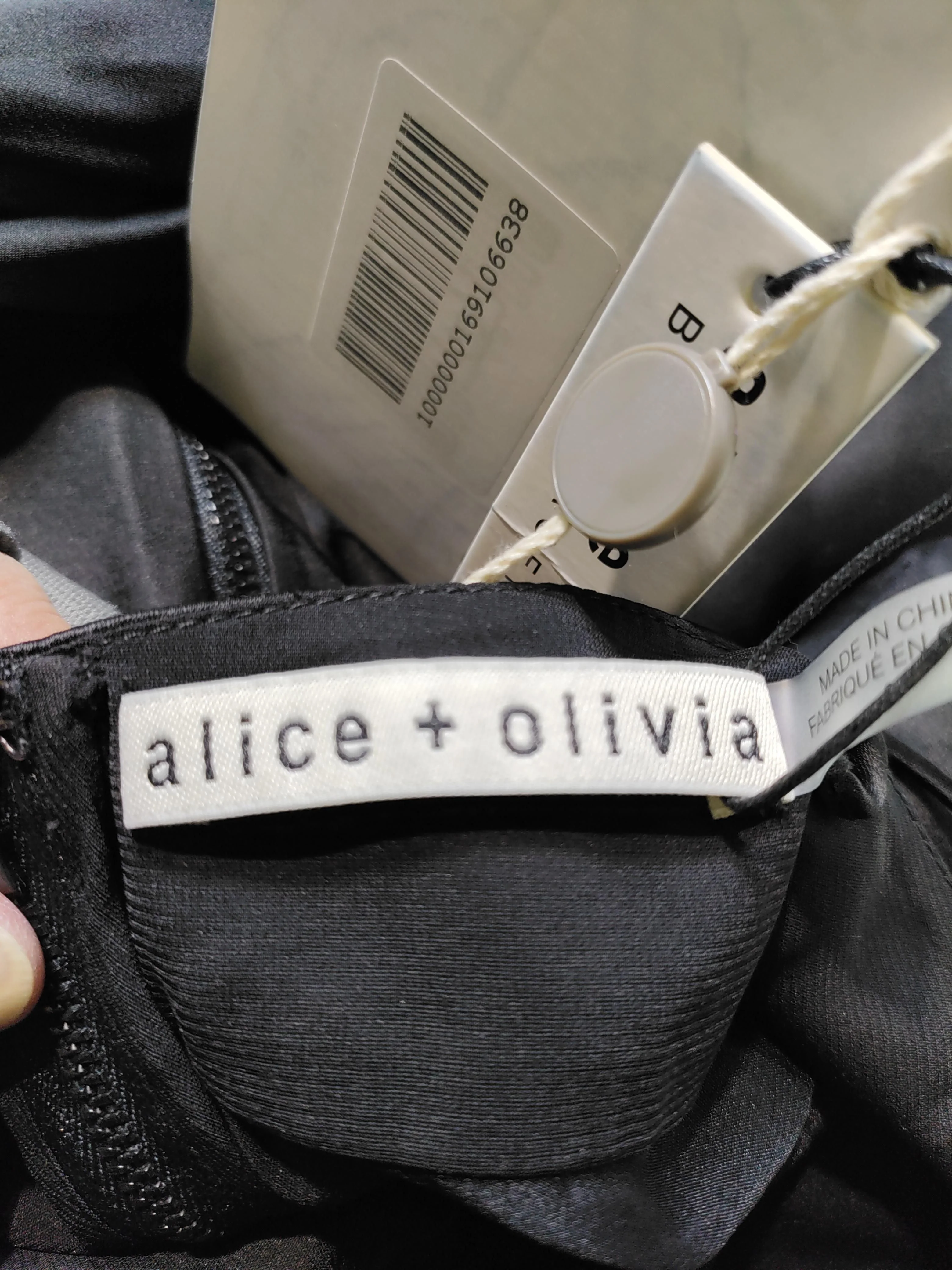 Alice + Olivia Slip Midi Dress UK8 in Black - Image 5