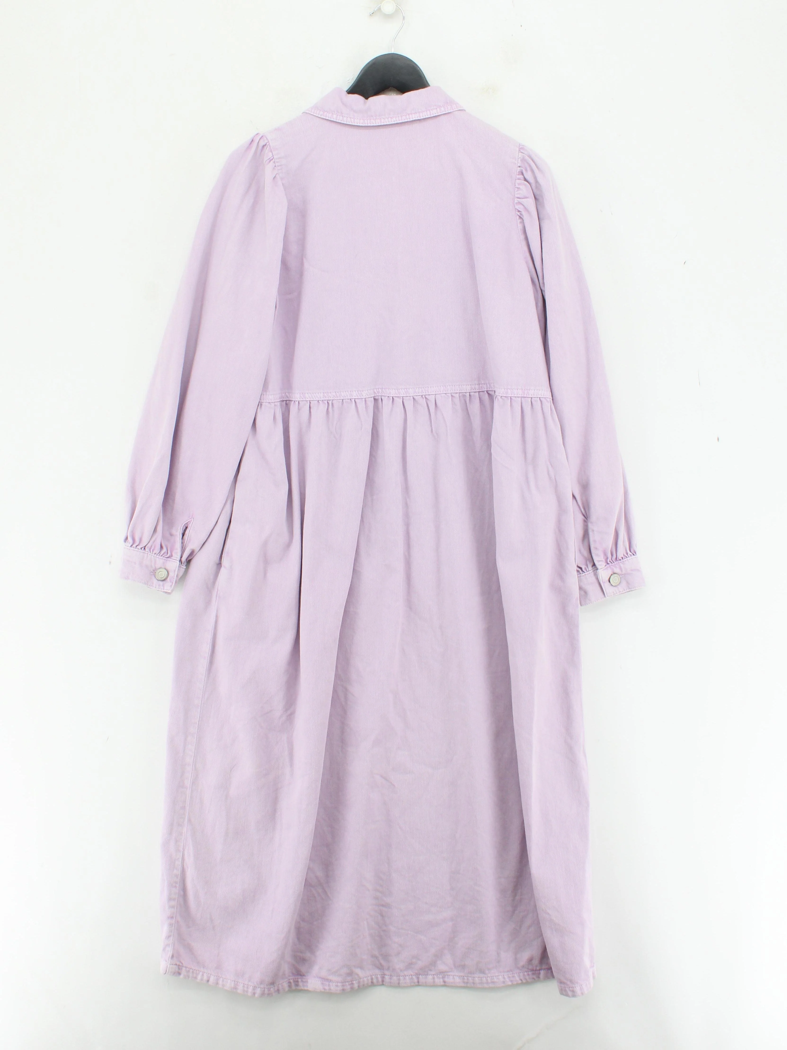 Aligne Shirt Midi Dress UK10 in Purple - Image 2