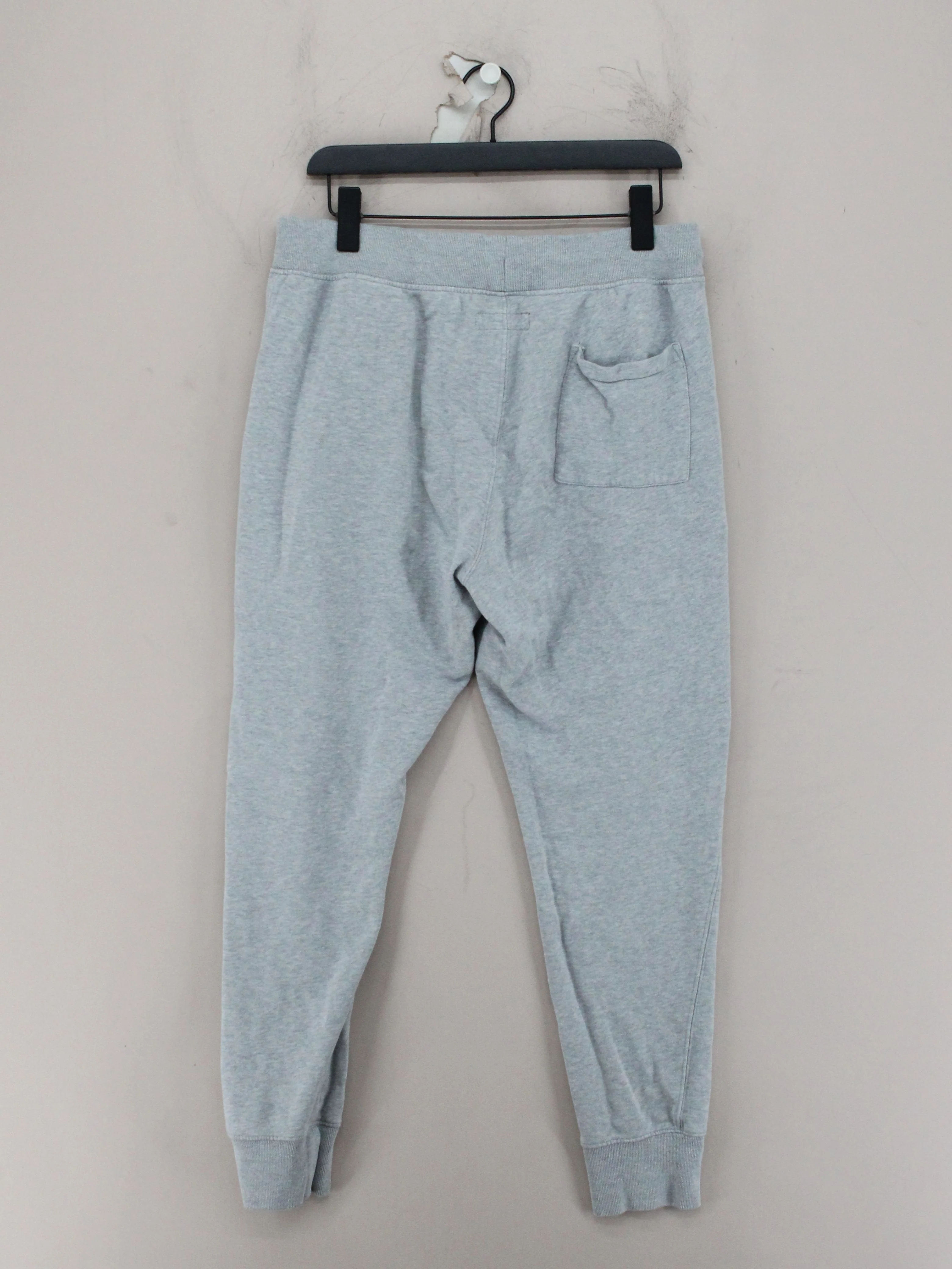 AllSaints Men's Sports Bottoms L Grey 100% Cotton Tapered Sweatpants - Image 2