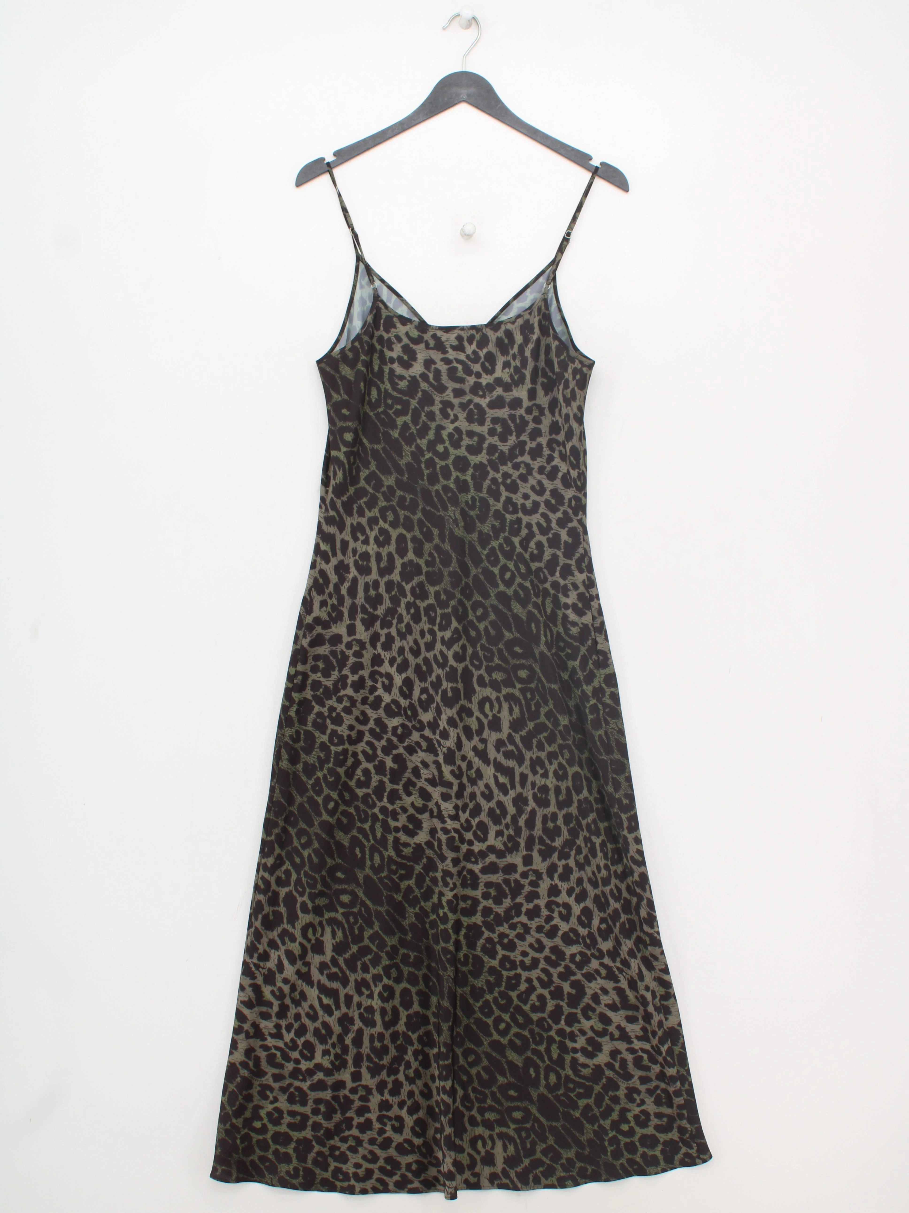 AllSaints Slip Midi Dress UK10 in Multi - Image 2