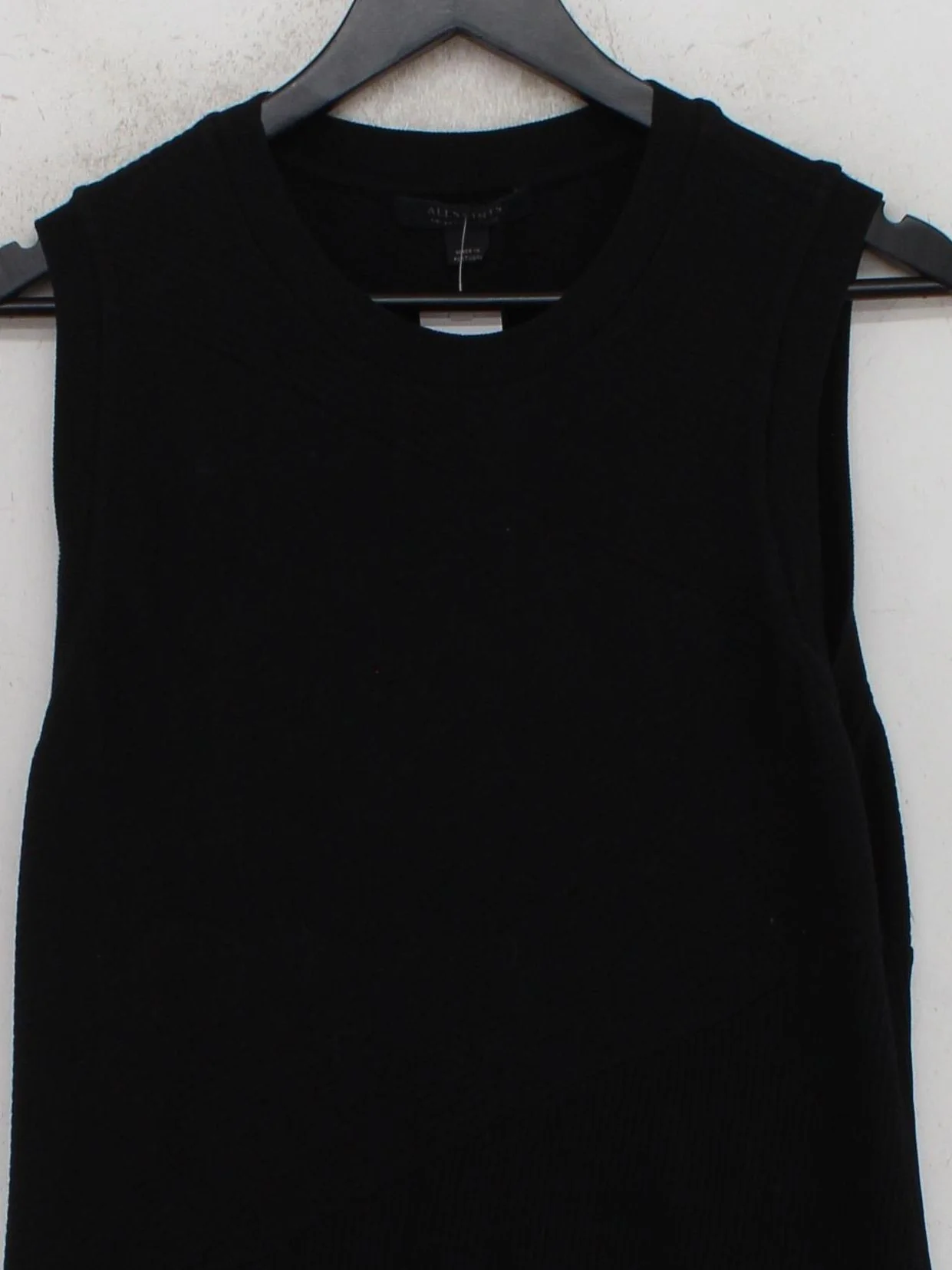 AllSaints T-Shirt Midi Dress UK14 in Black - Image 3