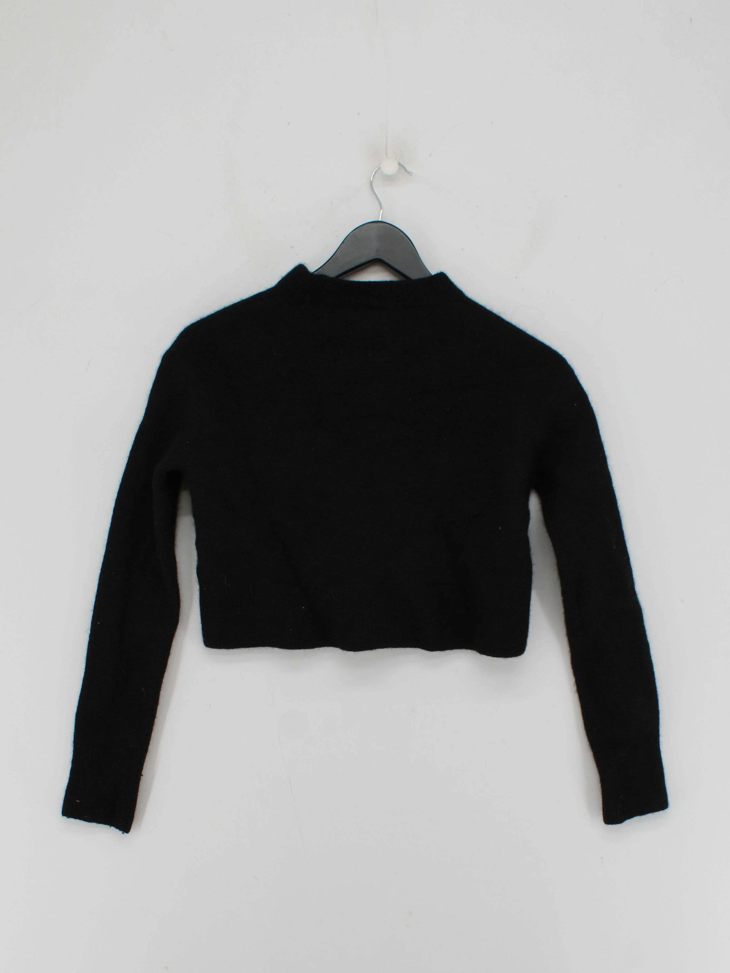 AllSaints Women's Jumper S Black Wool - Image 2