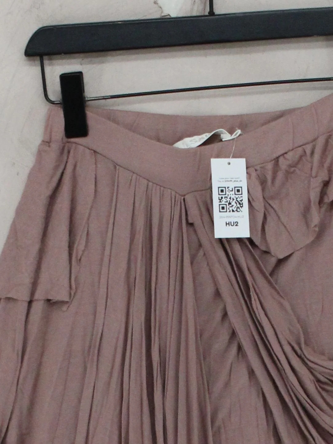 AllSaints Women's Midi Skirt S Tan 100% Lyocell Modal Midi Wrap - Image 3