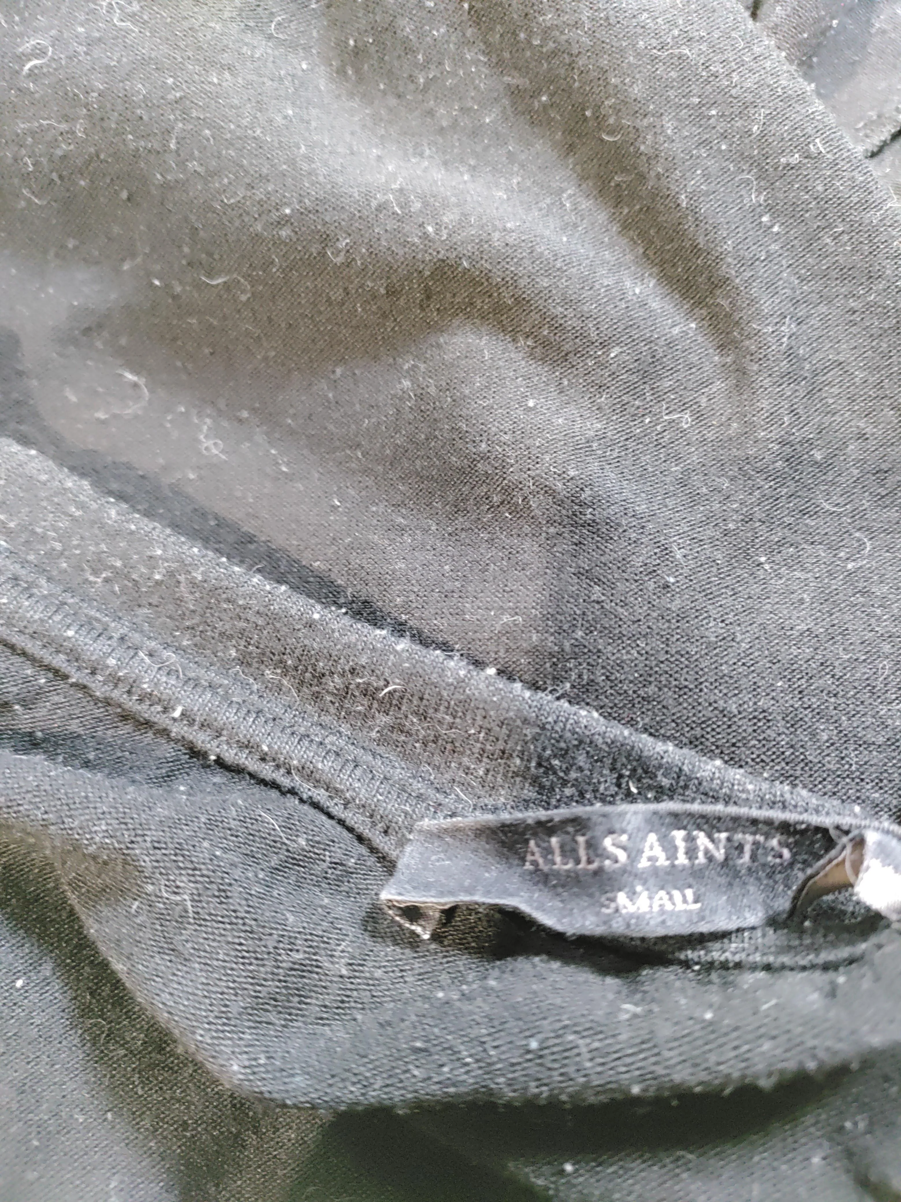 AllSaints Women's Top S Black Polyester with Viscose, Elastane Basic - Image 6