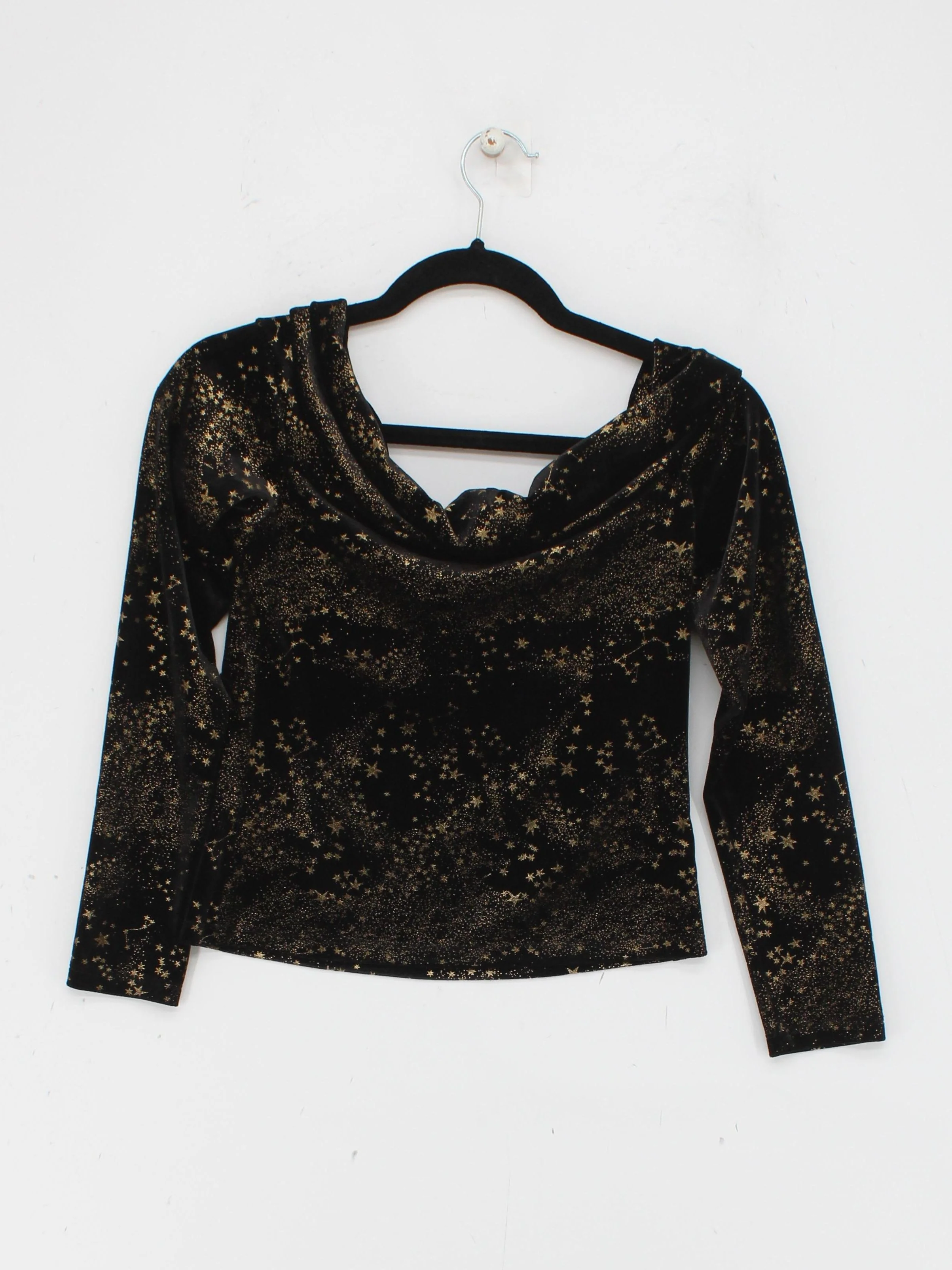 AllSaints Women's Top UK 10 Black Polyester with Elastane Basic - Image 2