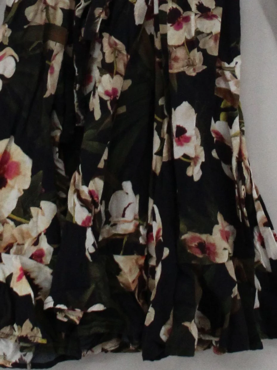 AllSaints Wrap Mini Dress UK12 in Black - Image 4