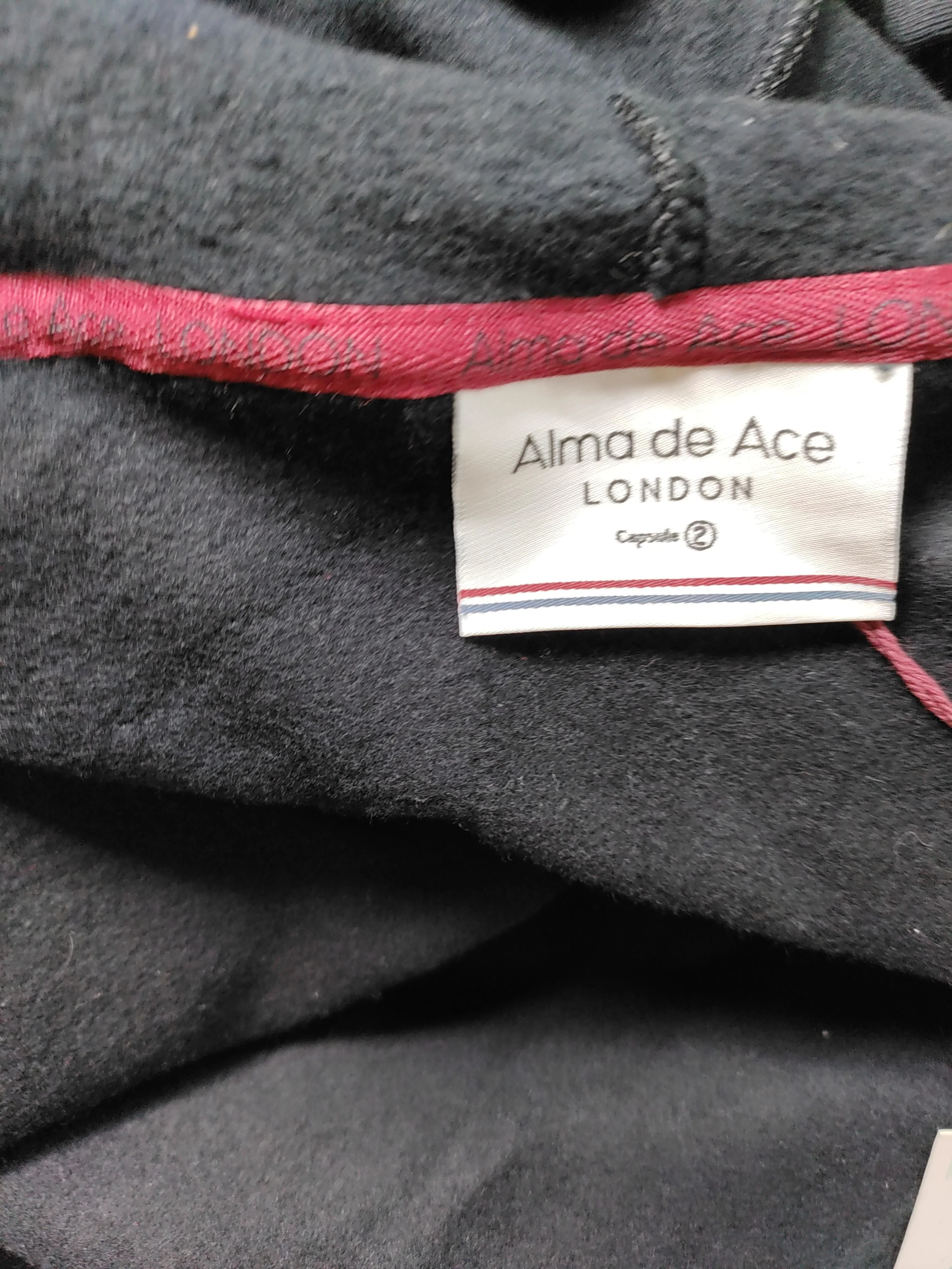 Alma De Ace Men's Hoodie M Black Cotton with Polyester Pullover - Image 5