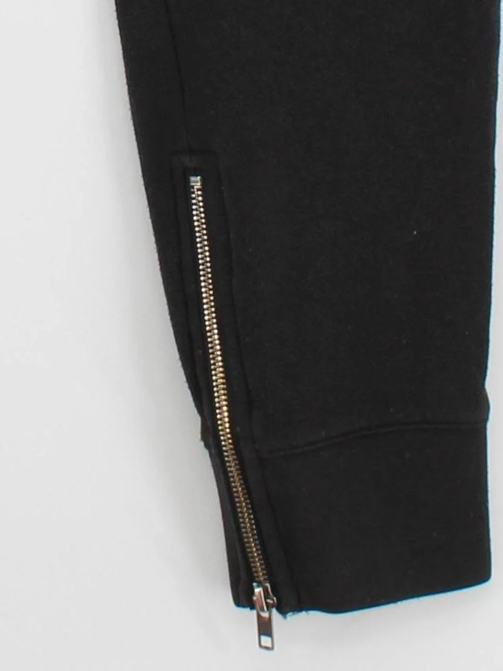 Alo Yoga Men's Sports Bottoms M Black Cotton with Polyester Sweatpants - Image 4
