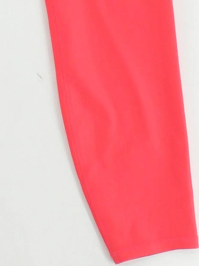 Alo Yoga Women's Leggings S Orange Nylon with Spandex Full length - Image 4