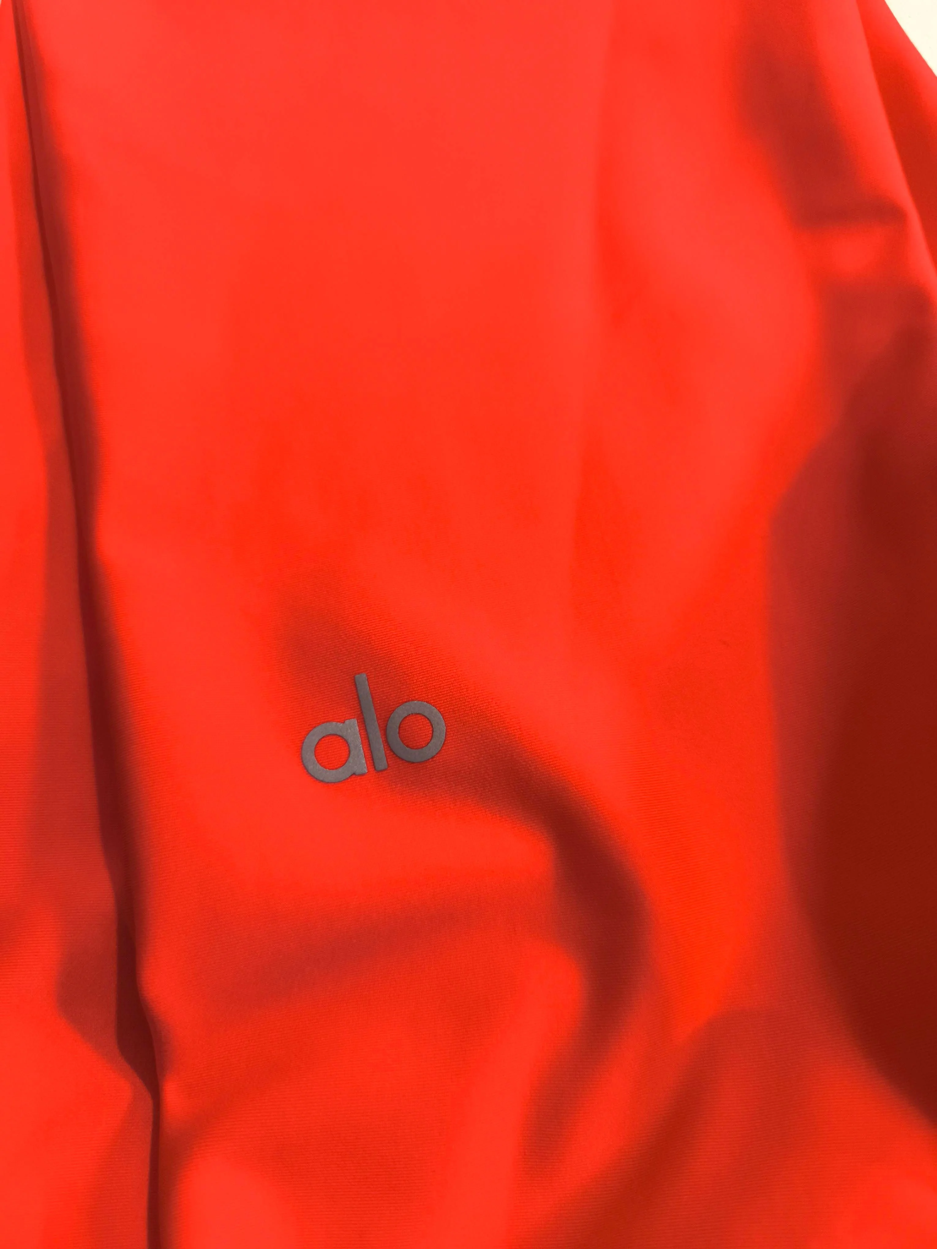 Alo Yoga Women's Leggings S Orange Nylon with Spandex Full length - Image 5