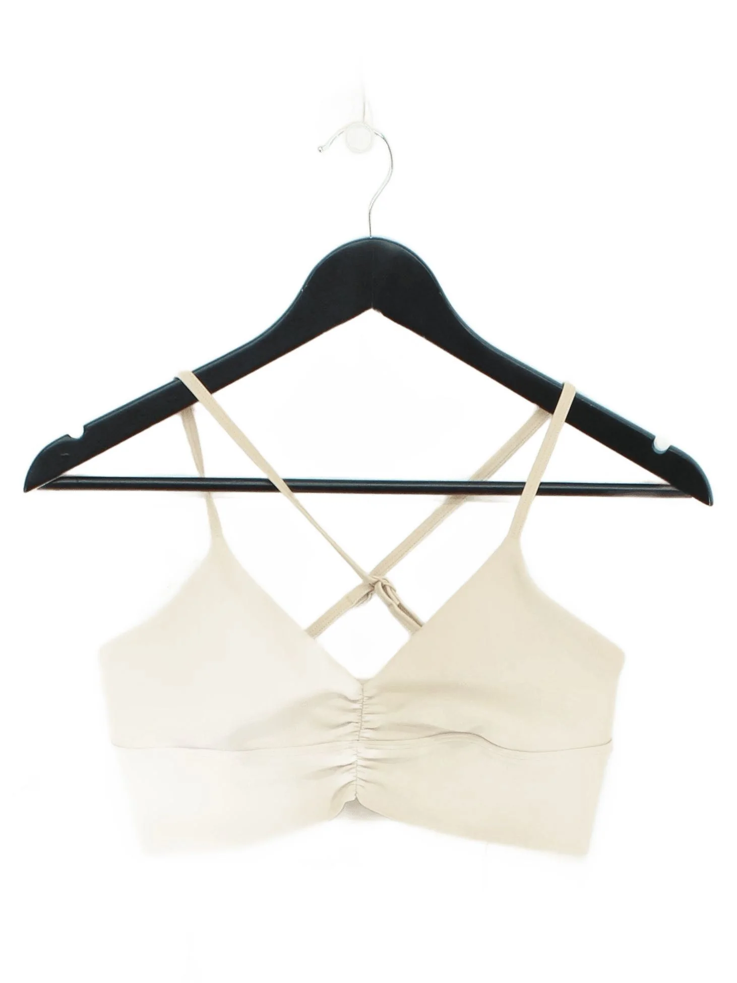 Alo Yoga Women's Loungewear S Cream Nylon with Spandex Basic