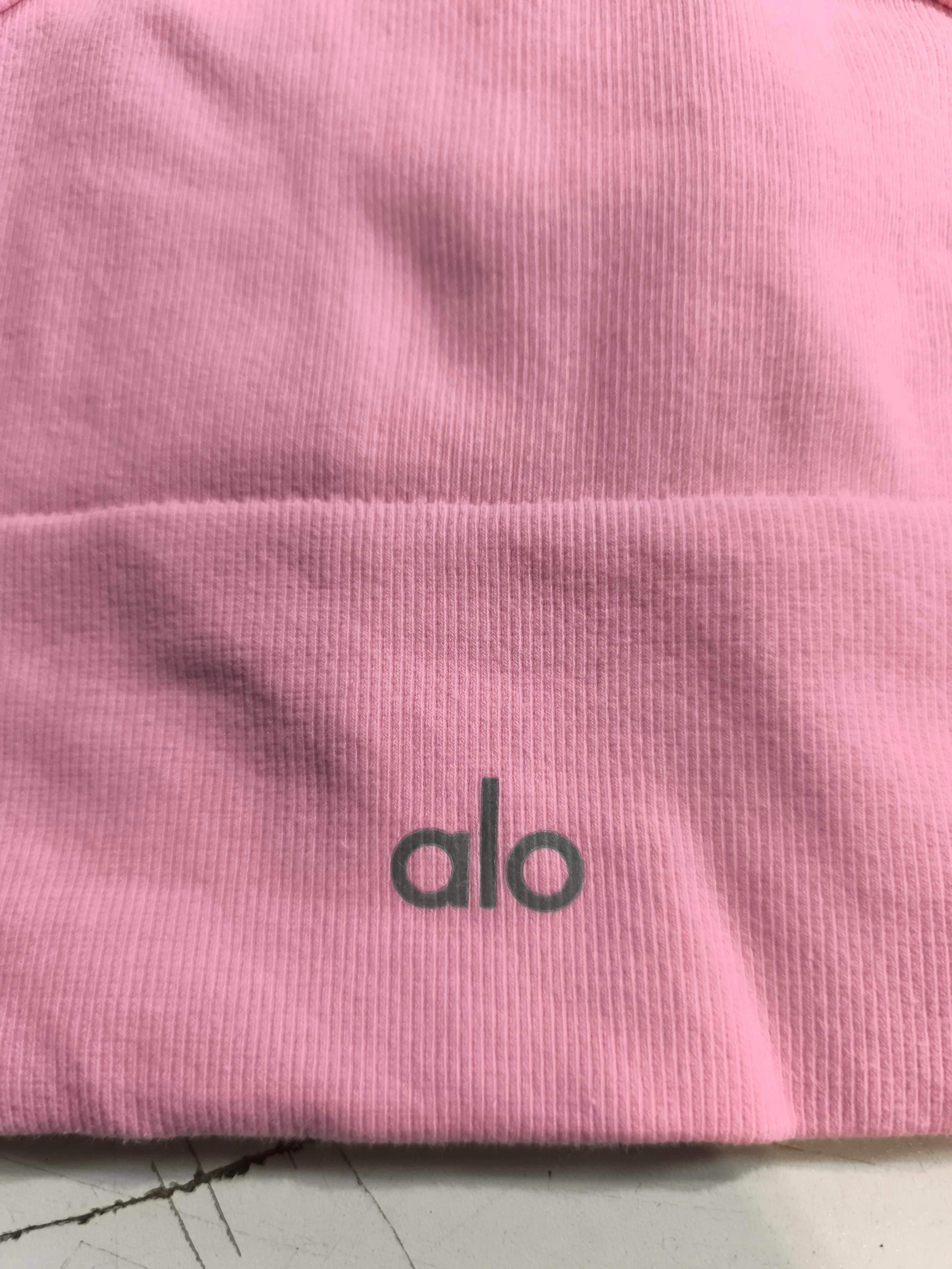 Alo Yoga Women's T-Shirt S Pink 100% Other Sleeveless Basic - Image 5